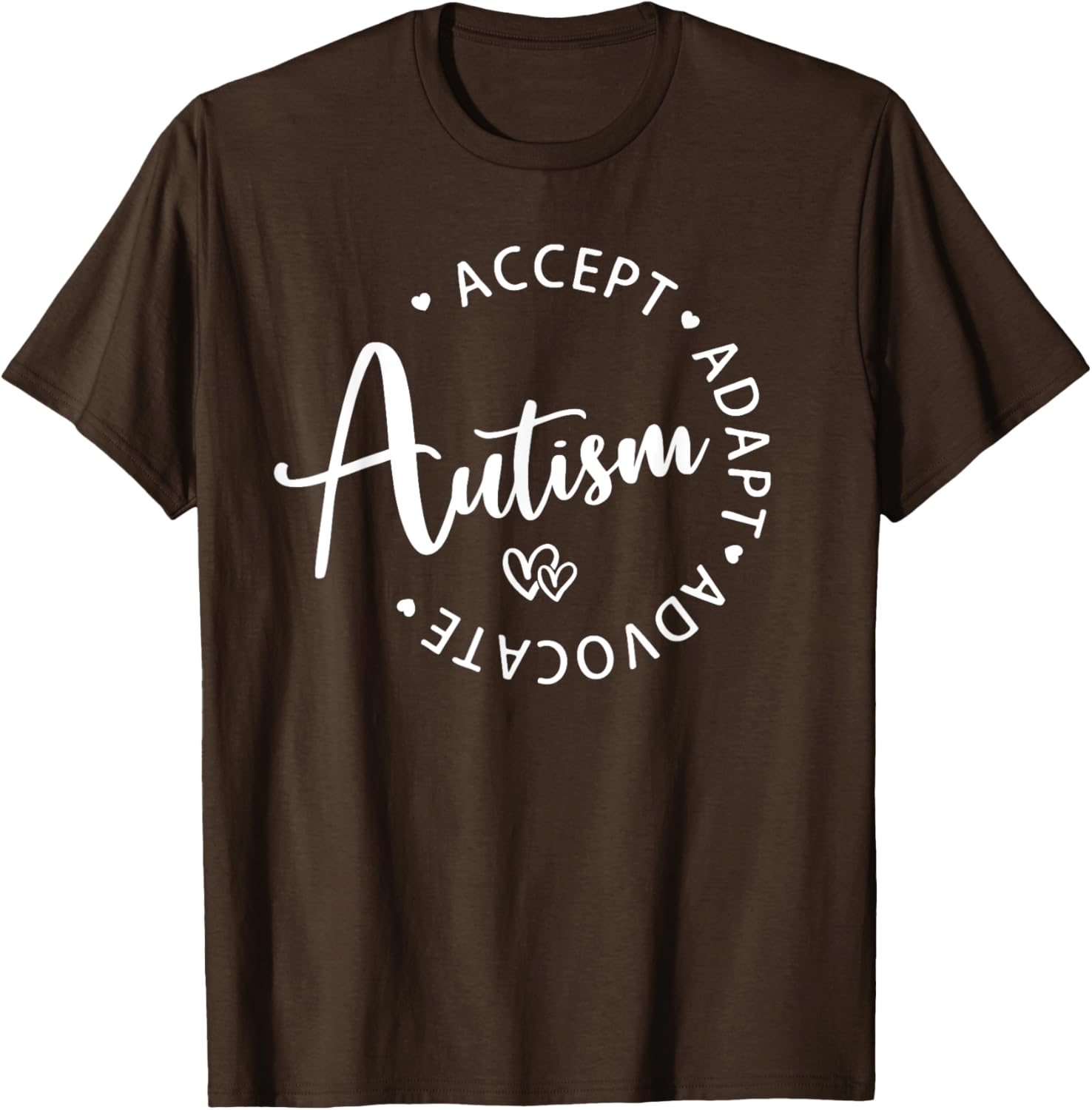 Autism Awareness T-Shirt for Kids - Accept Adapt Advocate Design - 7