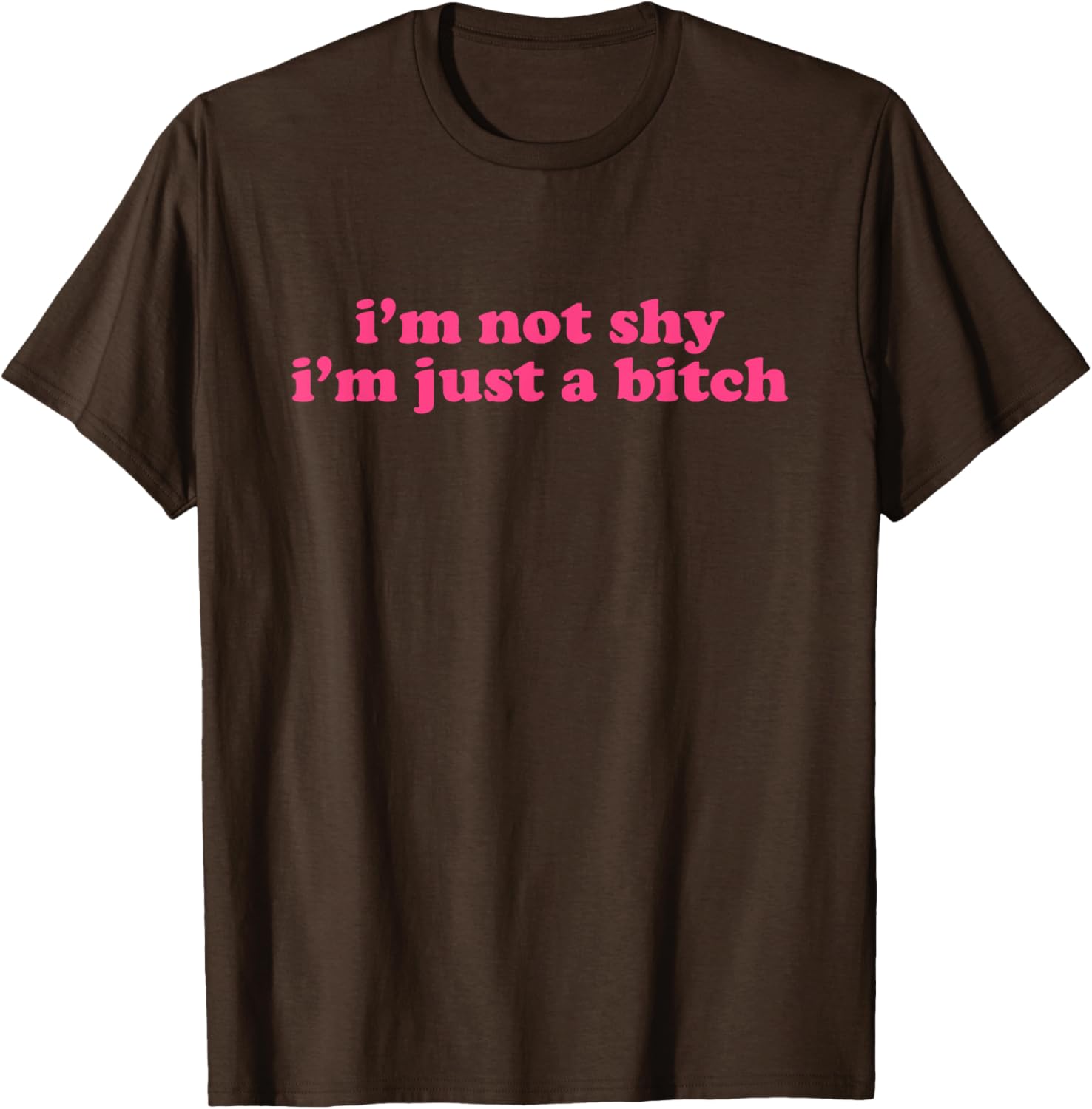 Y2K Aesthetic I'm Not Shy I'm Just a Bitch T-Shirt for Trendy Style - 3