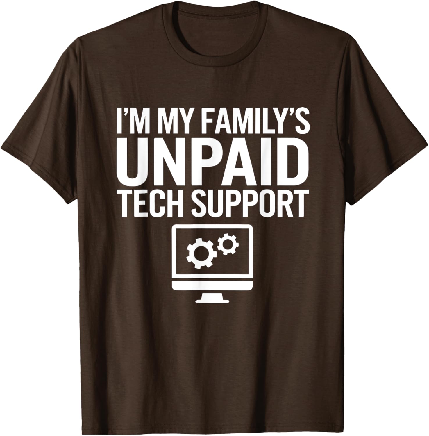 Funny Unpaid Tech Support T-Shirt for Computer Engineers Family Gift - 18