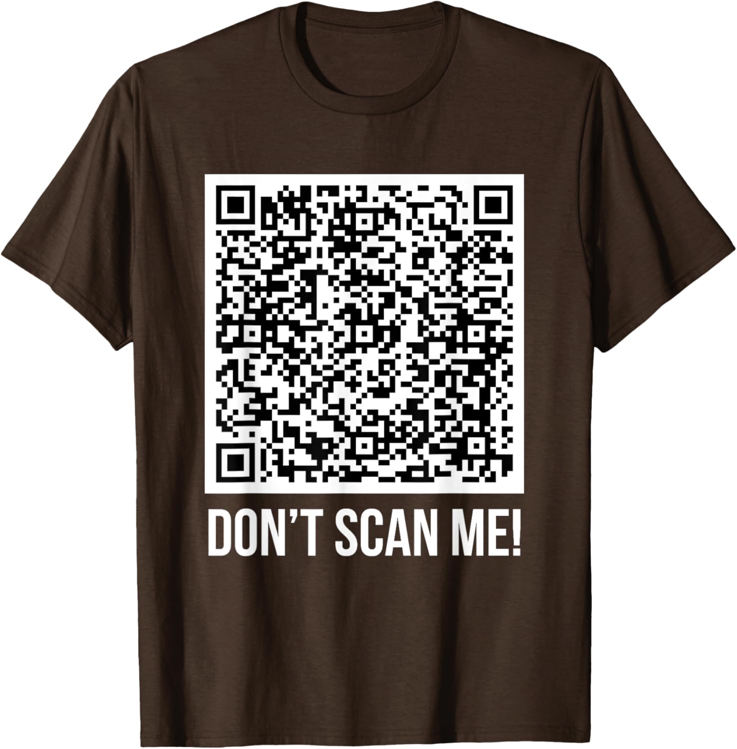 Funny Don't Scan Me QR Code Middle Finger Meme T-Shirt for Everyone - 23