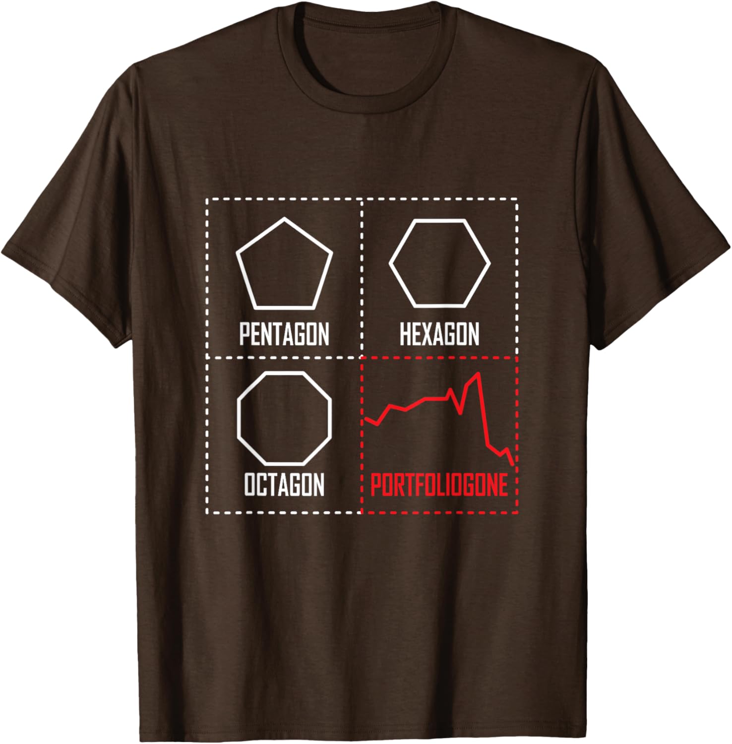 Funny Geometry Portfolio Stock Market Quote T-Shirt for Fun Outfits - 10