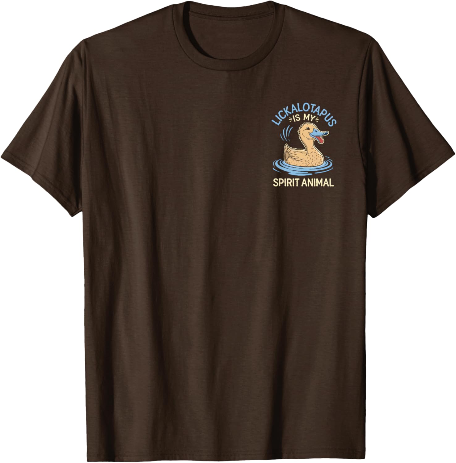 Funny Lickalotapus Spirit Animal T-Shirt for Meme Lovers and Friends - 14