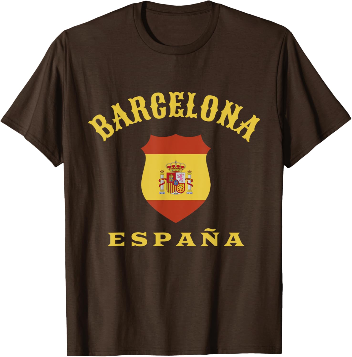 Barcelona Spain Flag T-Shirt for Men Women Kids Stylish Red España Tee - 9