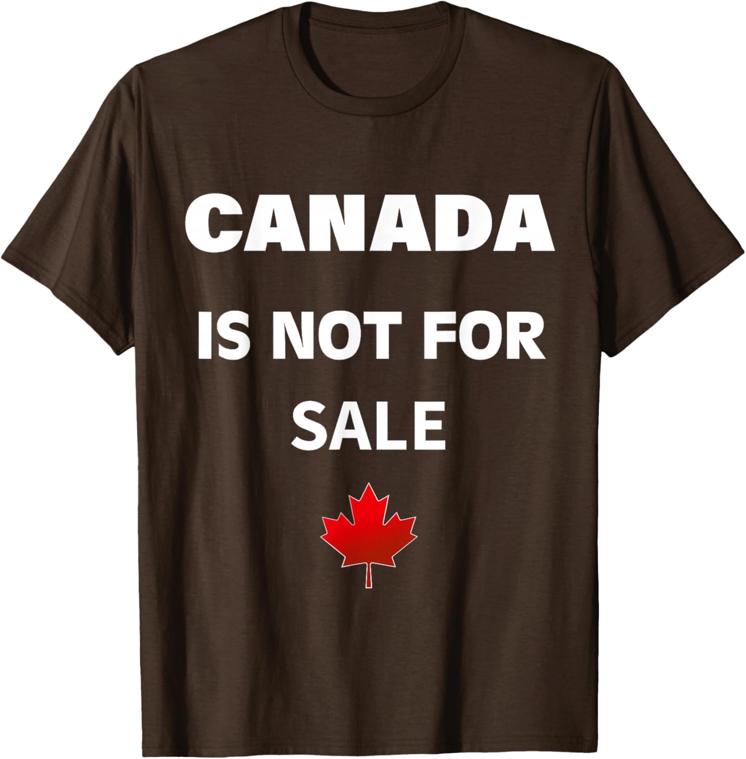 Proud Canadians T-Shirt - Canada Is Not For Sale, Unisex Black Tee - 9