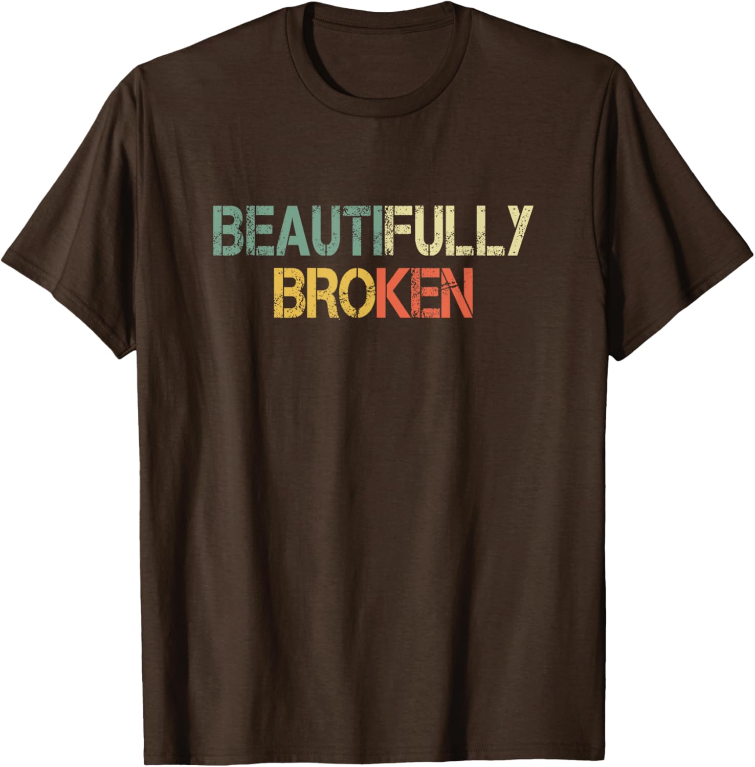 Retro Christian Beautifully Broken T-Shirt for Faith and Style Lovers - 7