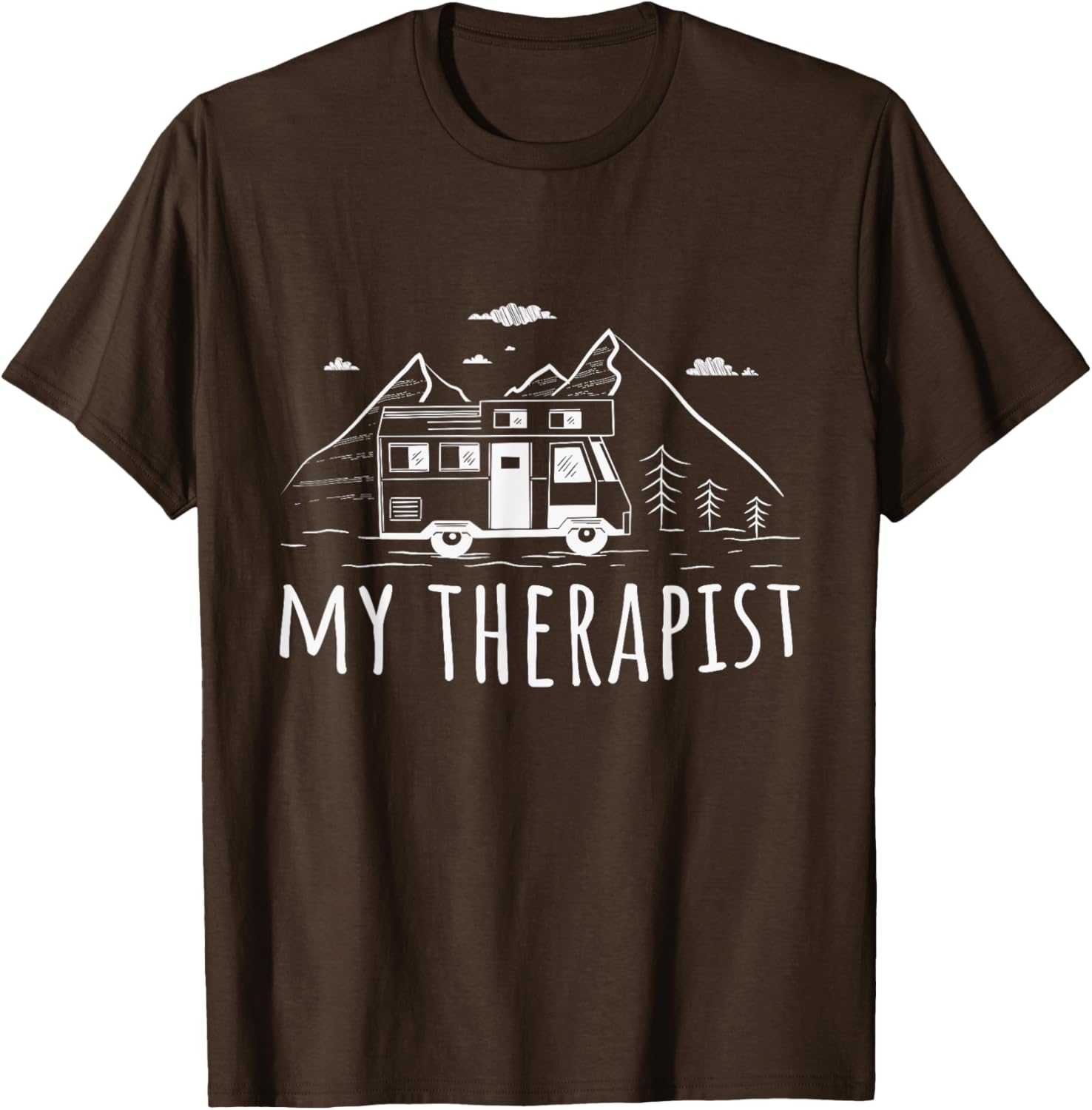 Camping Caravan My Therapist T-Shirt for Outdoor Adventure Lovers - 2