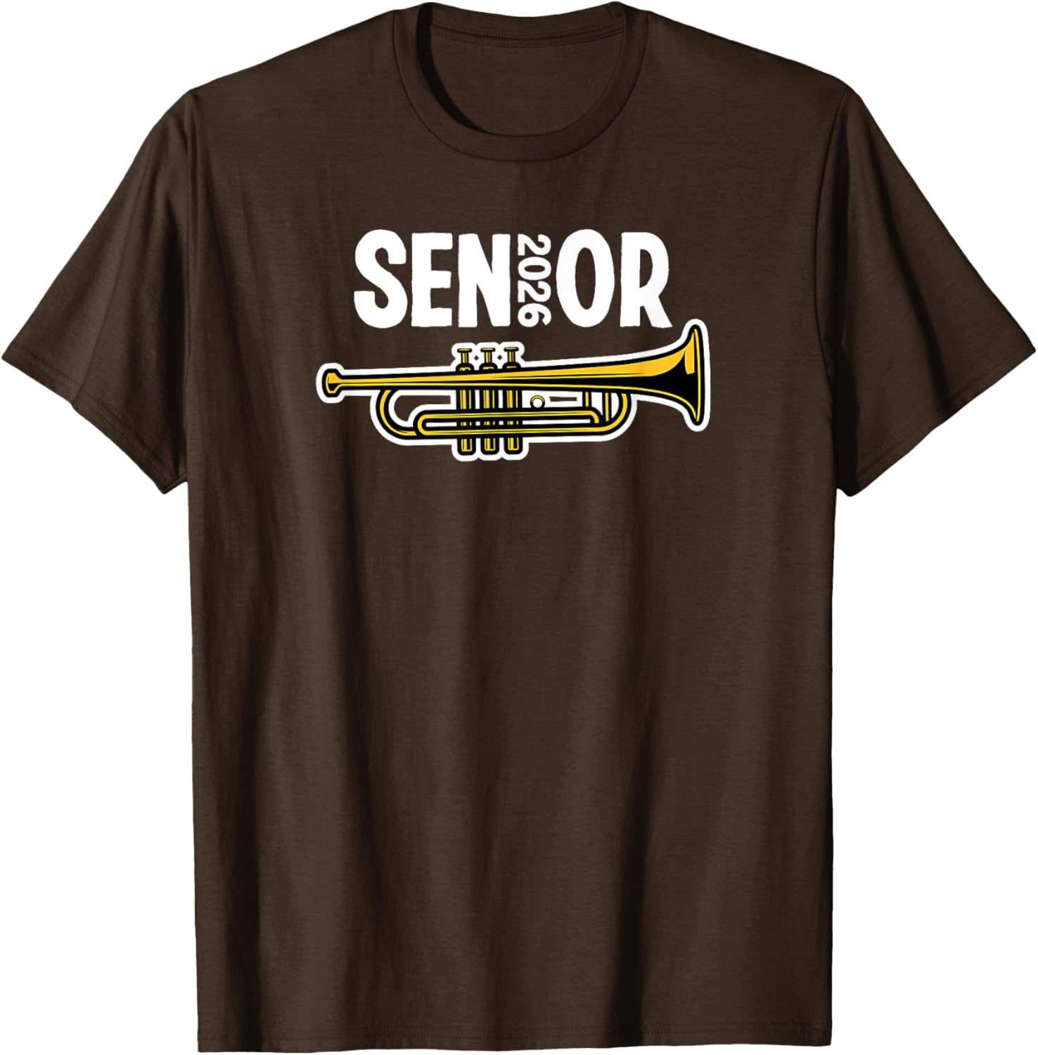 2026 Senior Trumpet Player Marching Band T-Shirt for Music Lovers - 10