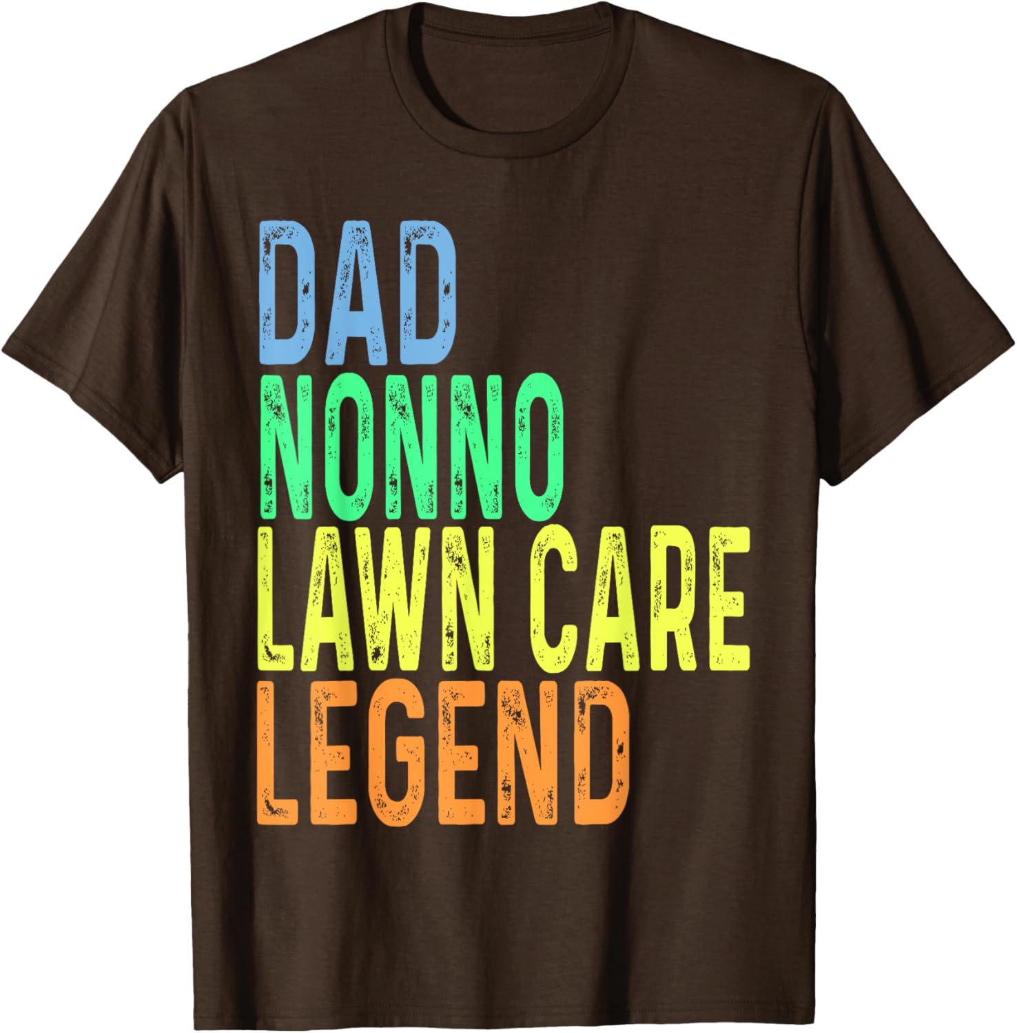 Funny Dad Nonno Lawn Care Legend T-Shirt for Grass Mowing Enthusiasts - 15