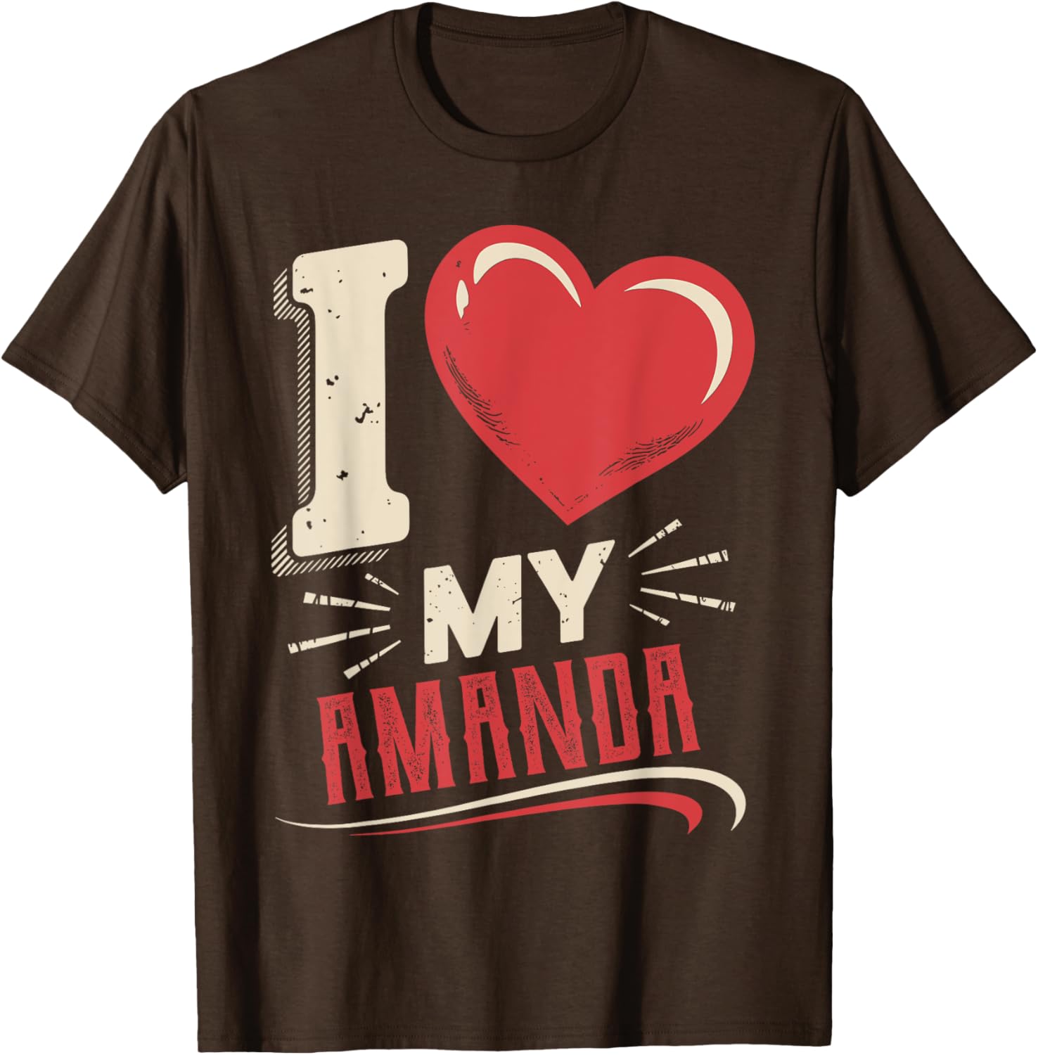 I Love My AMANDA T-Shirt Perfect Gift for AMANDA - Stylish and Fun Design - 23