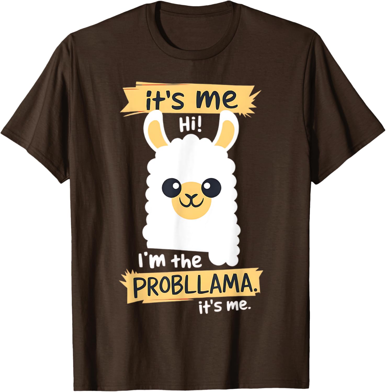 Funny Probllama Llama Pun T-Shirt for Animal Lovers and Humor Fans - 2