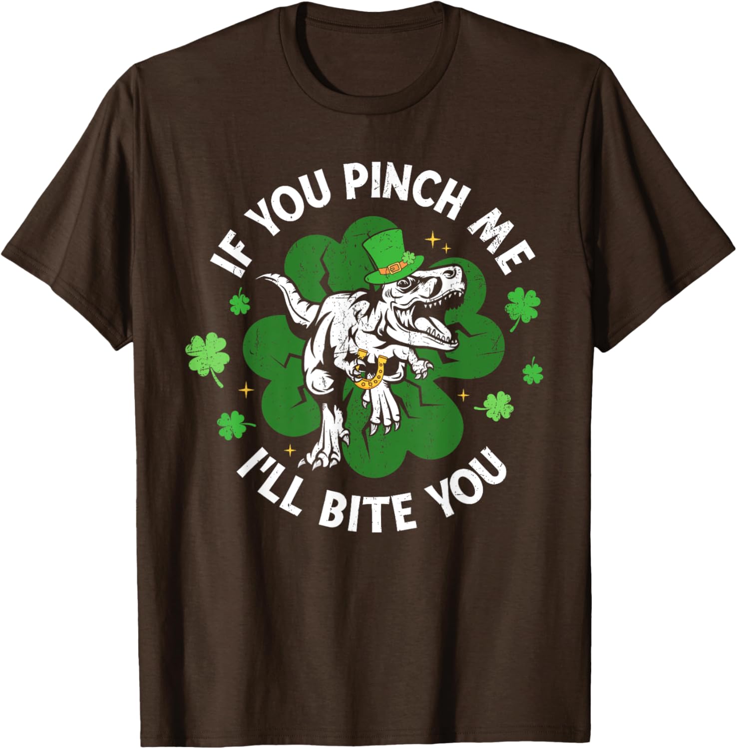Funny Dinosaur T-Shirt for Men and Women - If You Pinch Me I'll Bite You - 10