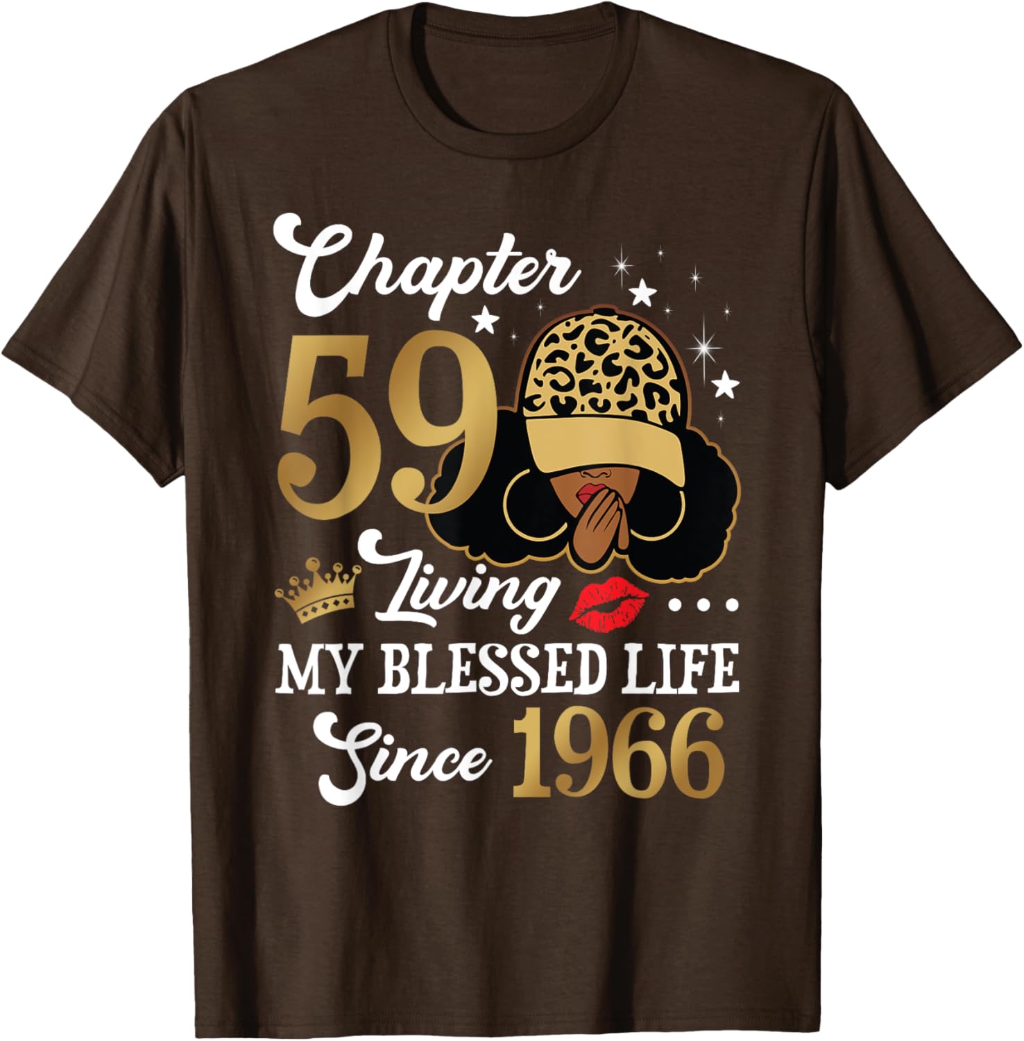 Black Woman Chapter 59 Blessed Life Since 1966 T-Shirt for All Ages - 10