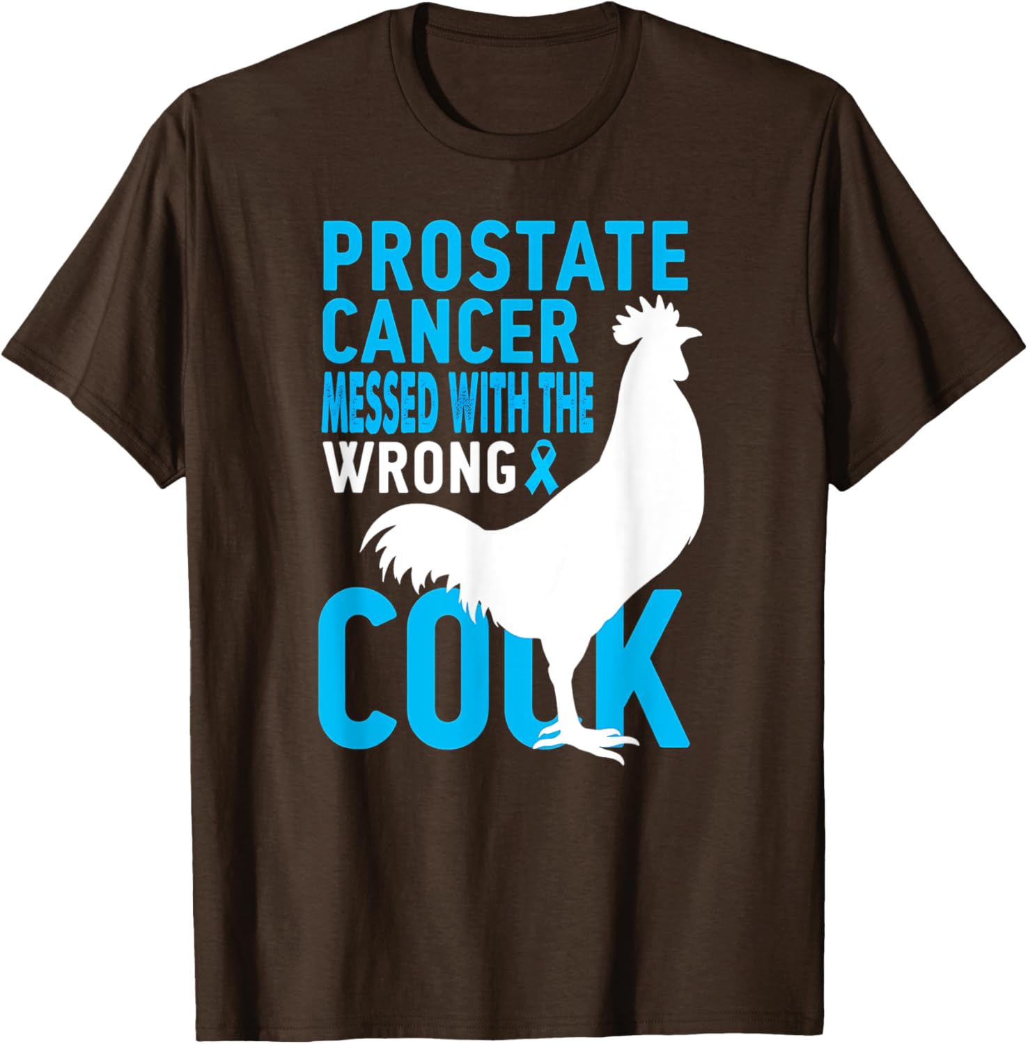 Humor Prostate Cancer Fighter Warrior T-Shirt for Support and Strength - 4