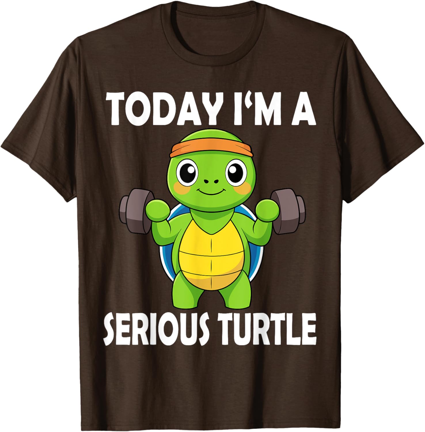 Serious Turtle Funny Fitness Gym T-Shirt for Weightlifting Enthusiasts - 21