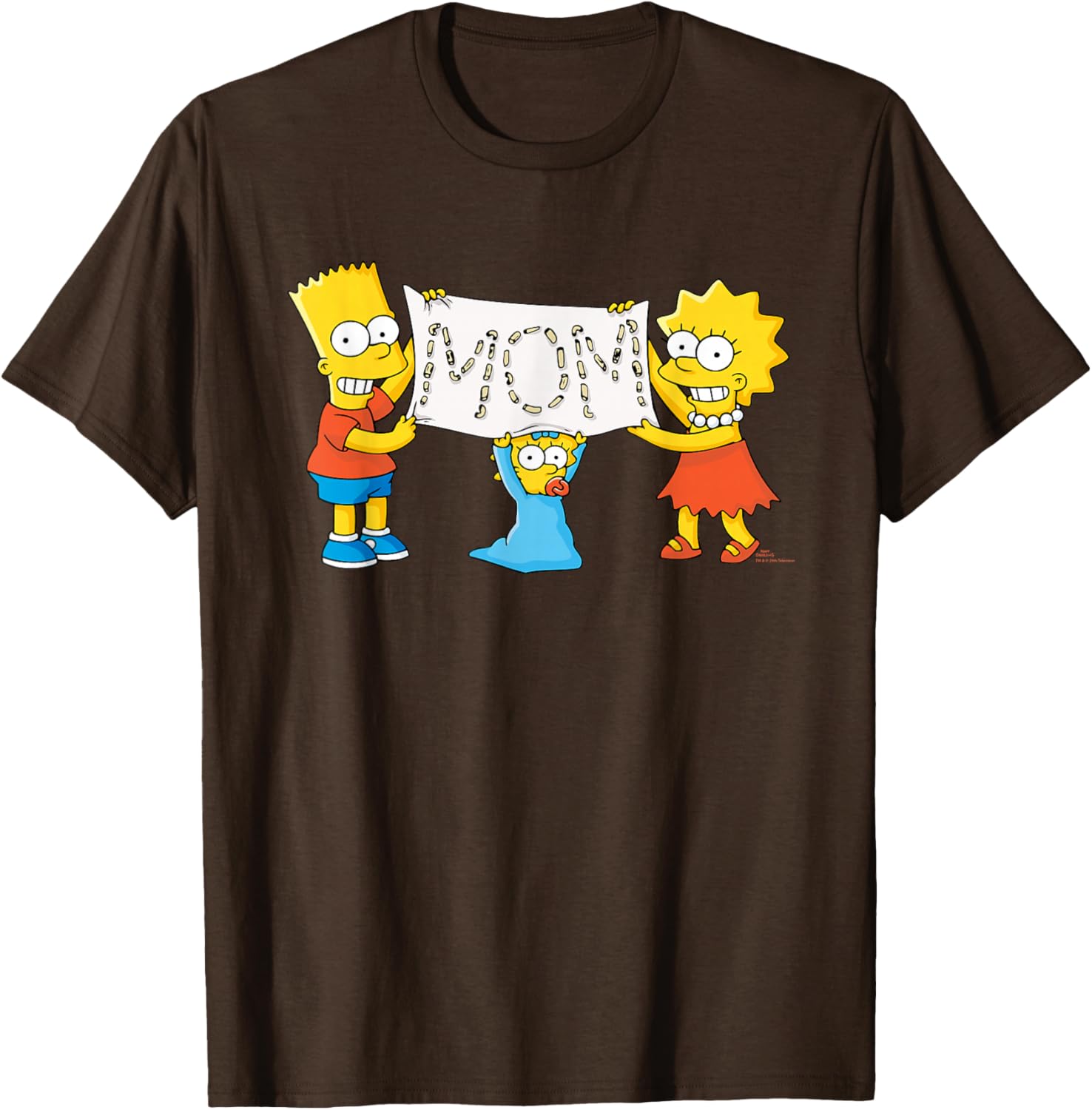 The Simpsons Macaroni Art T-Shirt Perfect Mother's Day Birthday Gift - 18