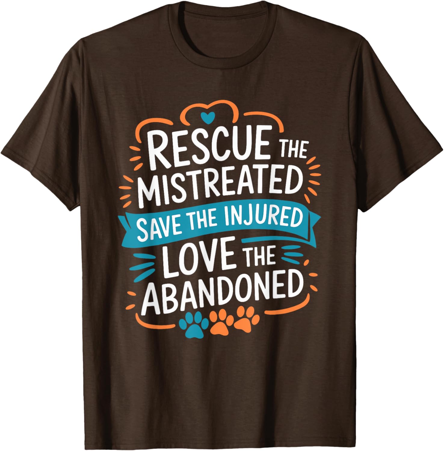 Rescue Mistreated Pets T-Shirt for Dog and Cat Lovers - Save Lives! - 10