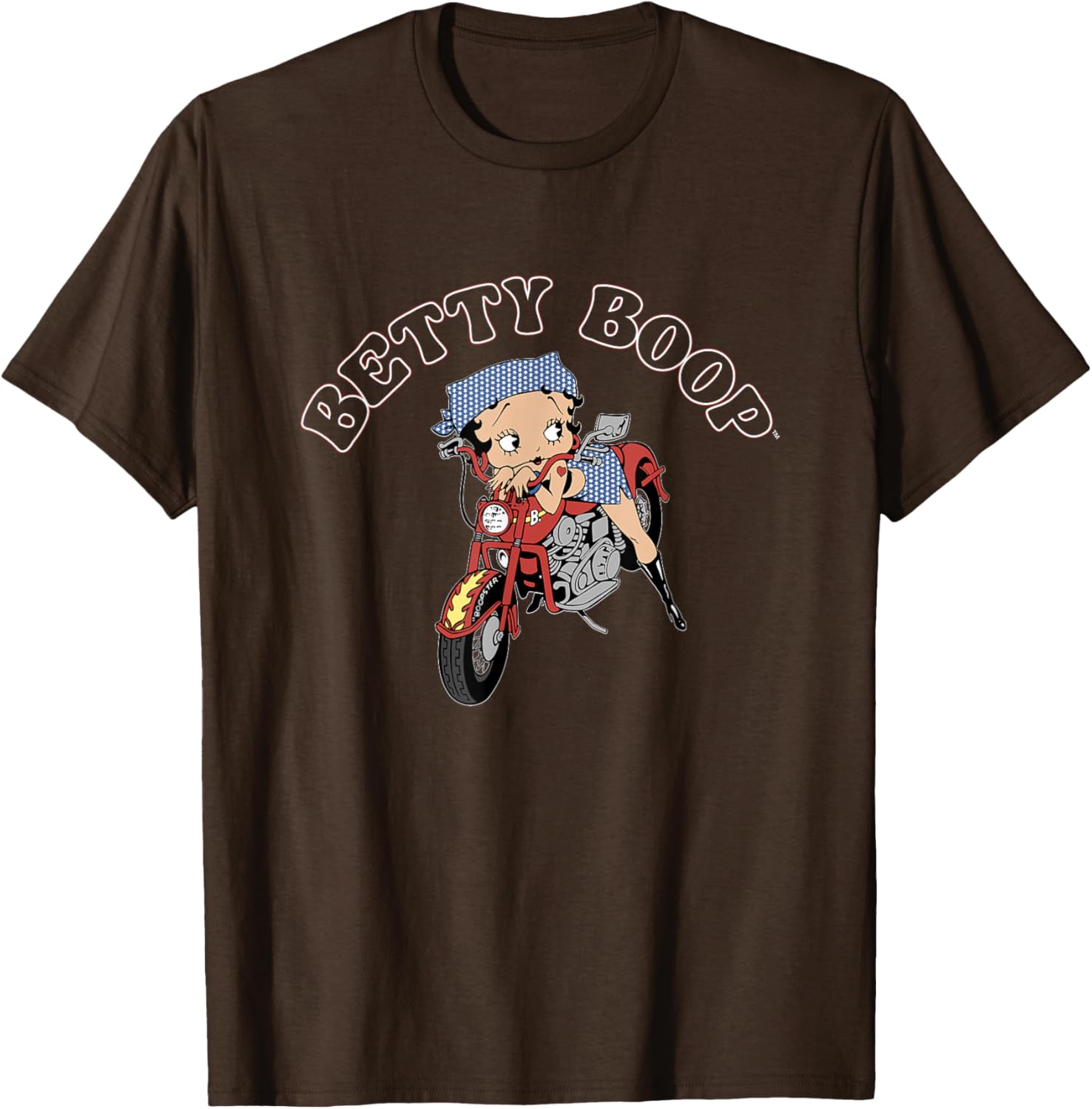 Betty Boop 4th of July Red White & Biker T-Shirt for Fun Celebrations - 9