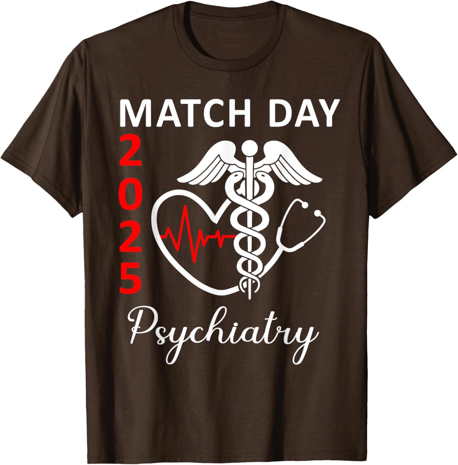 Match Day 2025 Psychiatry Residency T-Shirt for Future Doctors MD - 16