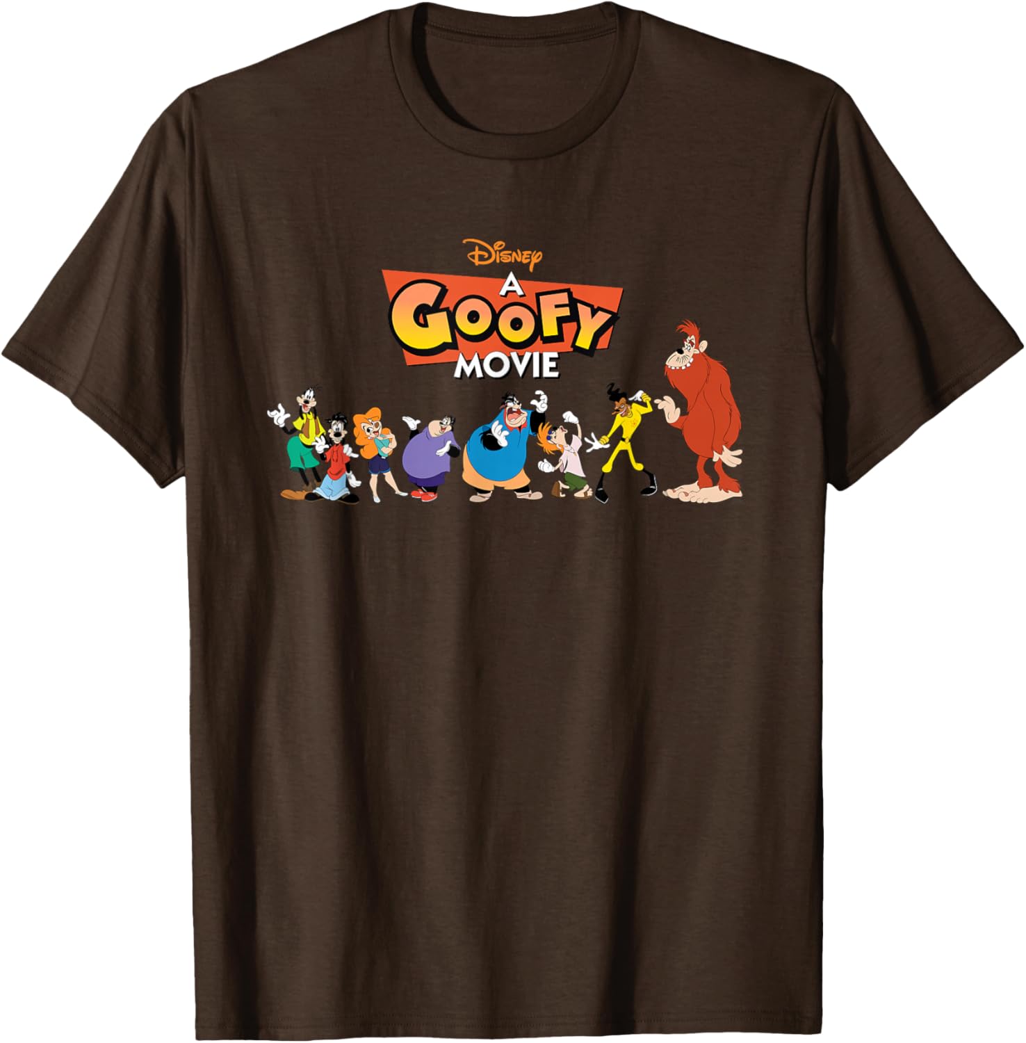 Disney A Goofy Movie 30th Anniversary Character Logo T-Shirt for Fans - 8