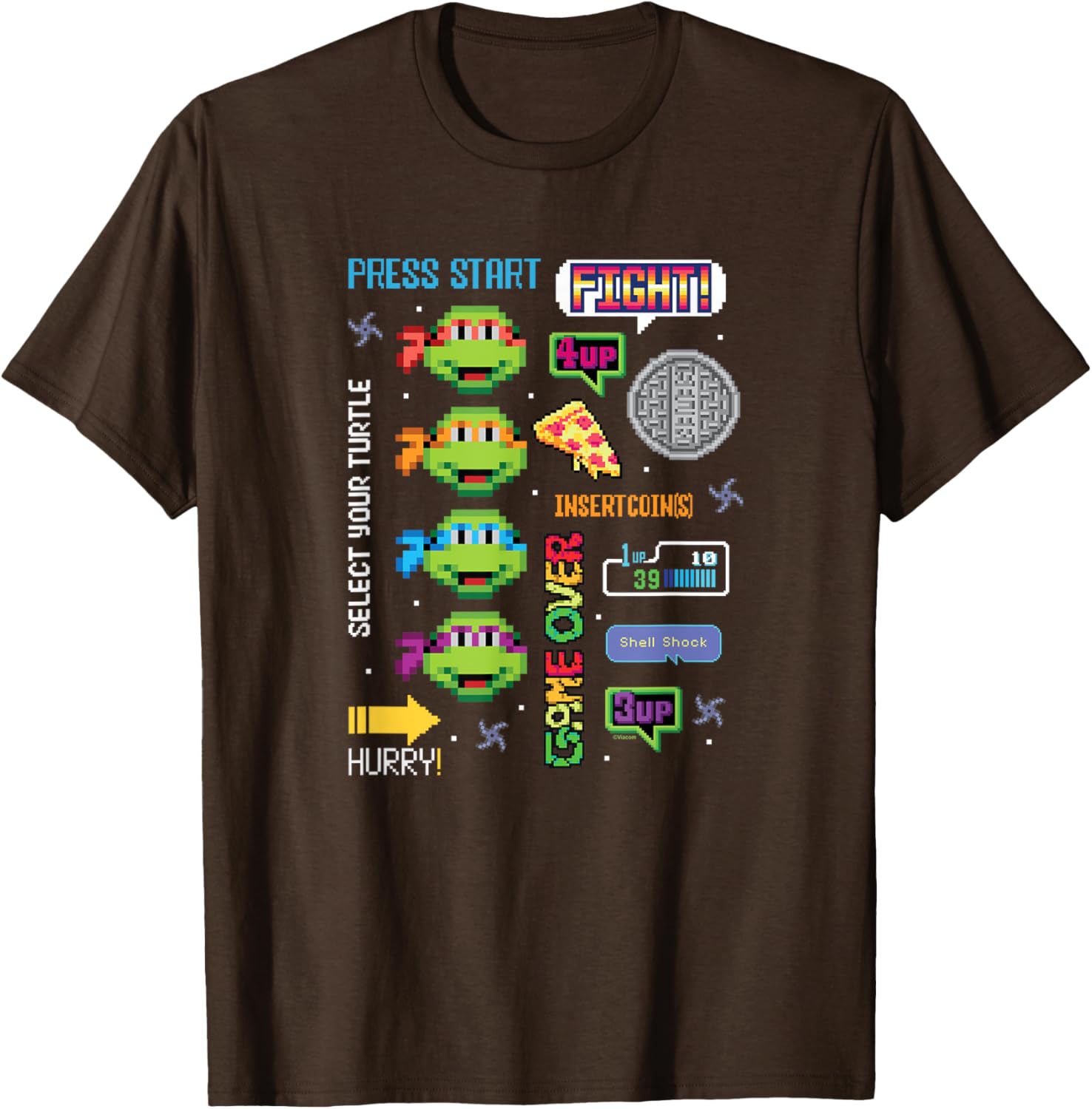 Teenage Mutant Ninja Turtles Icon Cluster T-Shirt for Cool Teens - 1