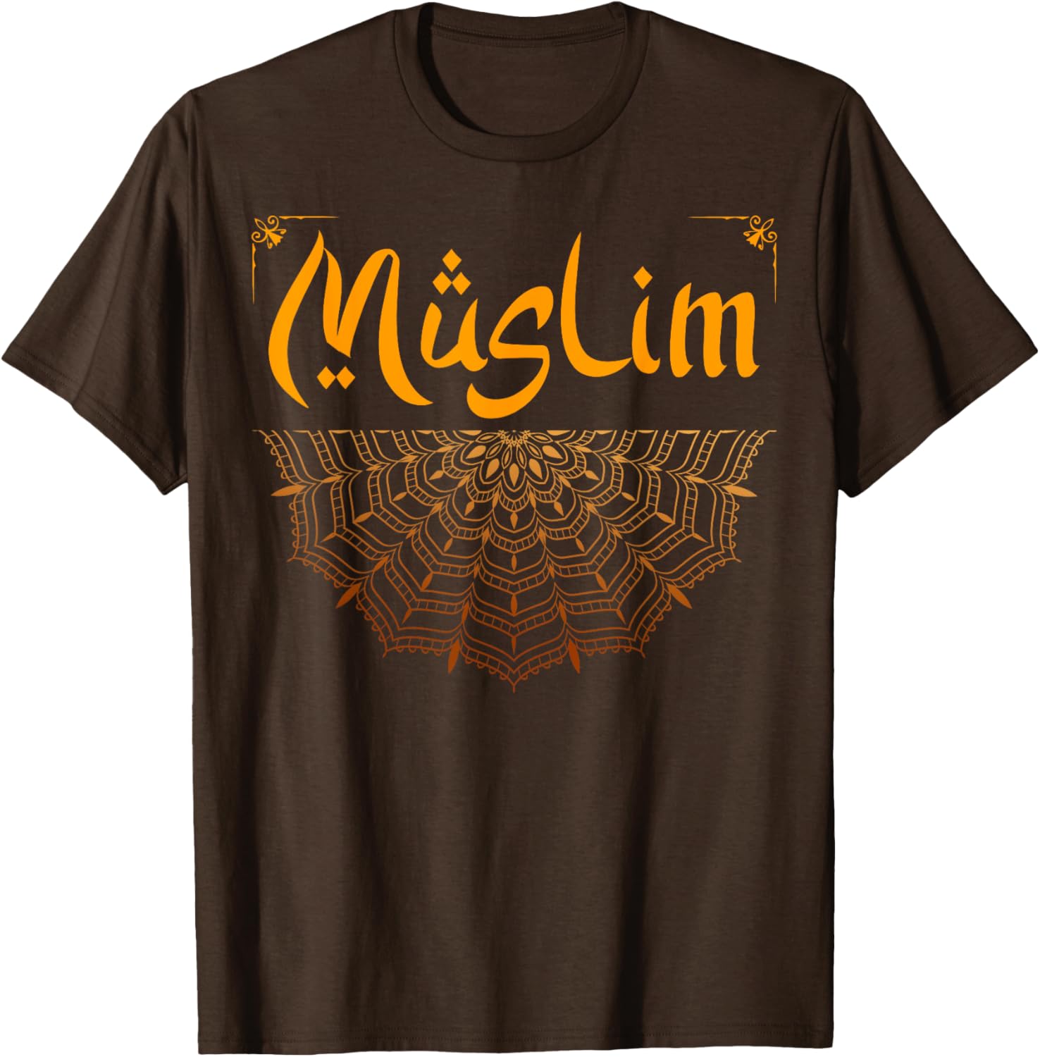 Muslim Mandala Arabic Art T-Shirt for Men and Women – Stylish Islamic Design - 8