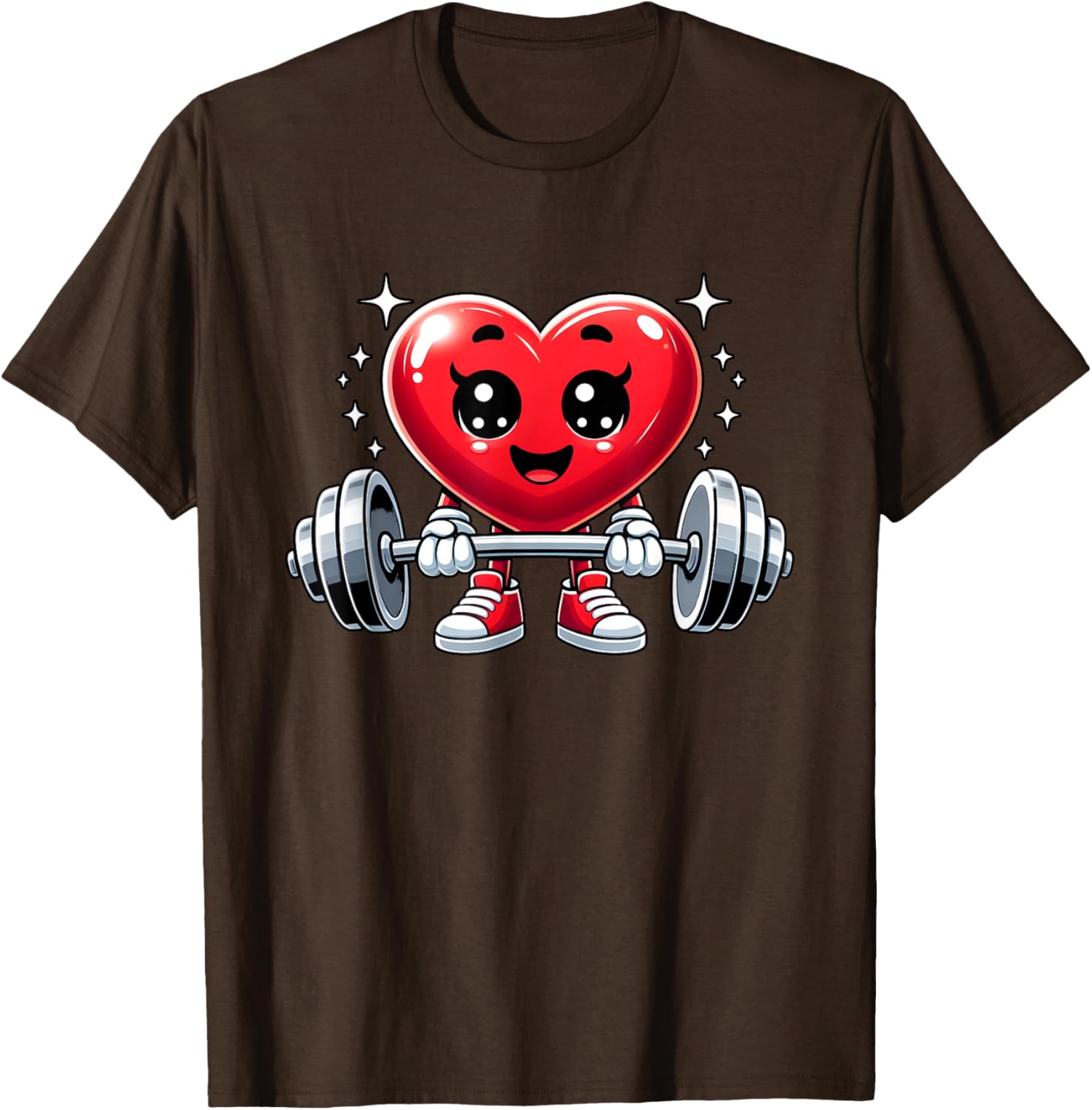 Funny Valentine's Day Heart Workout Fitness T-Shirt for Gym Lovers - 28