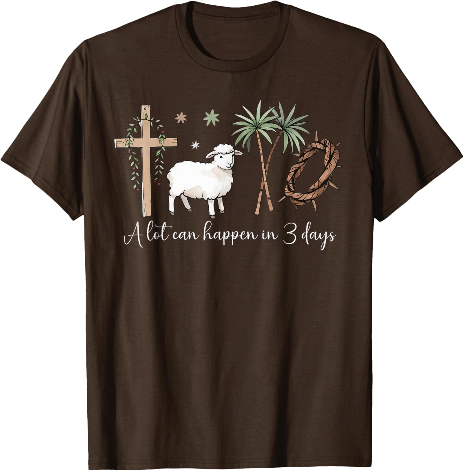 A Lot Can Happen in 3 Days Christian Easter Faith T-Shirt for Jesus Fans - 1