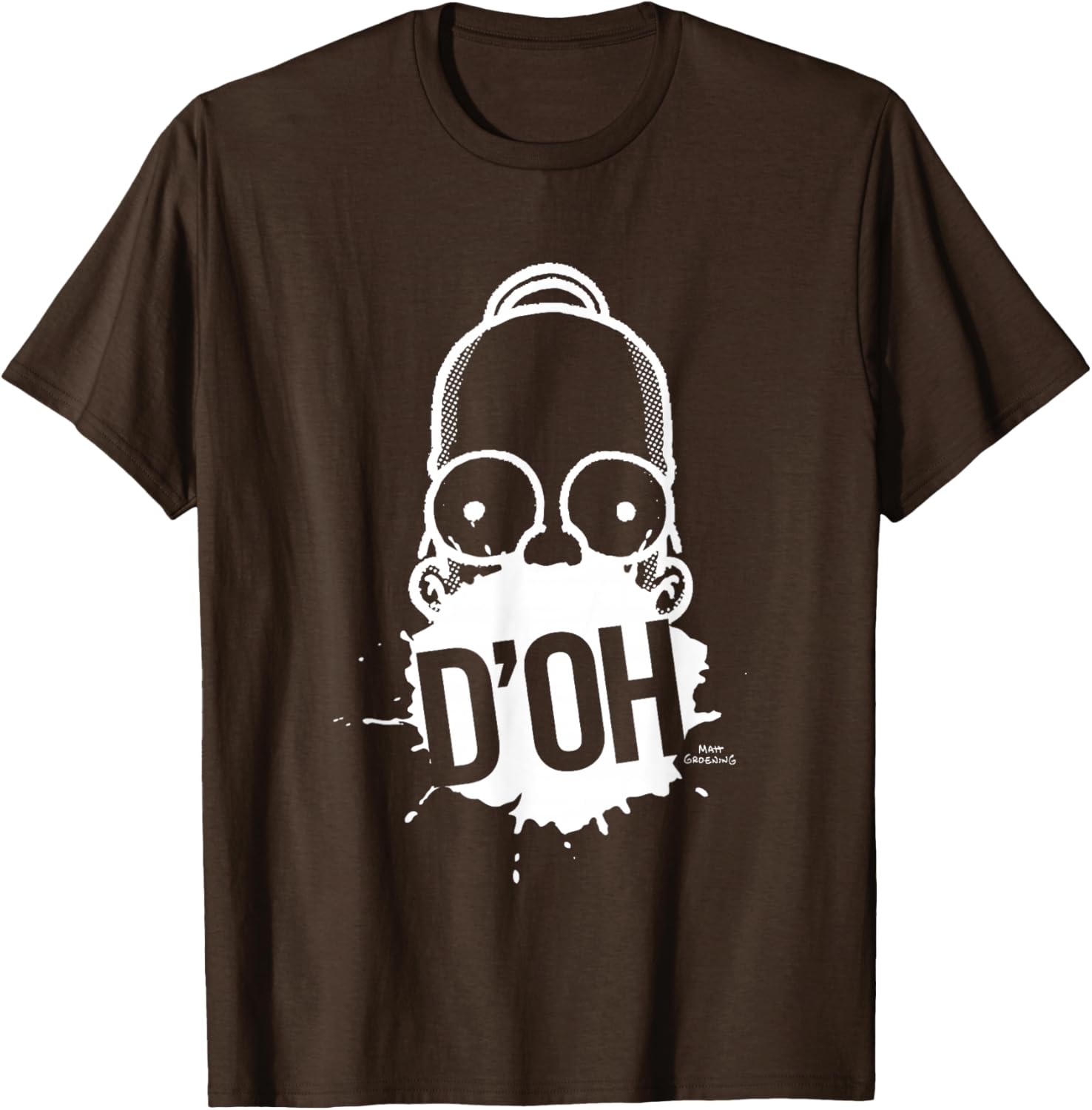 The Simpsons Homer D'Oh Distressed Logo T-Shirt for Fans and Collectors - 5
