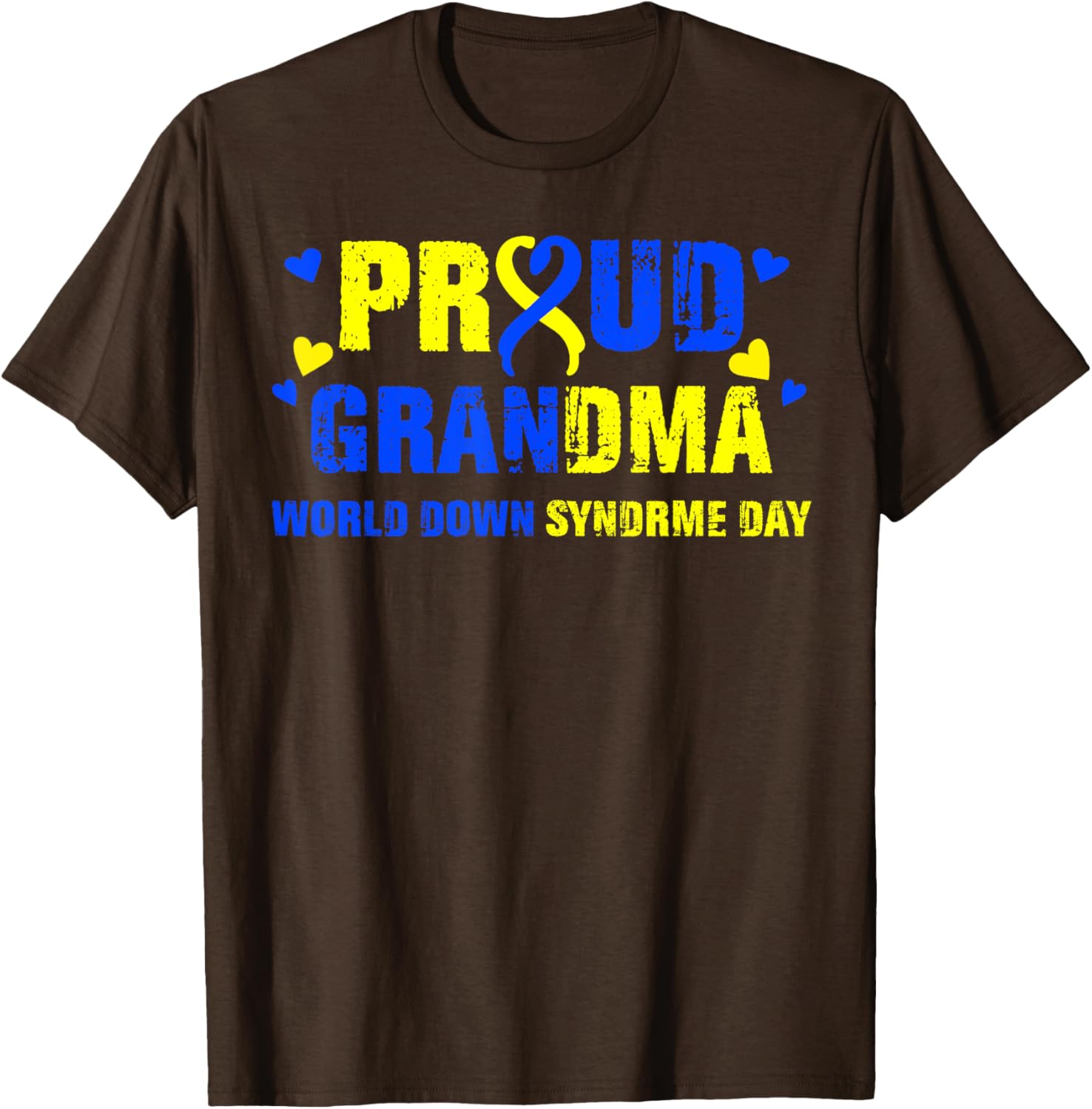 Down Syndrome Grandma Awareness T-Shirt for Proud Family Members - 6