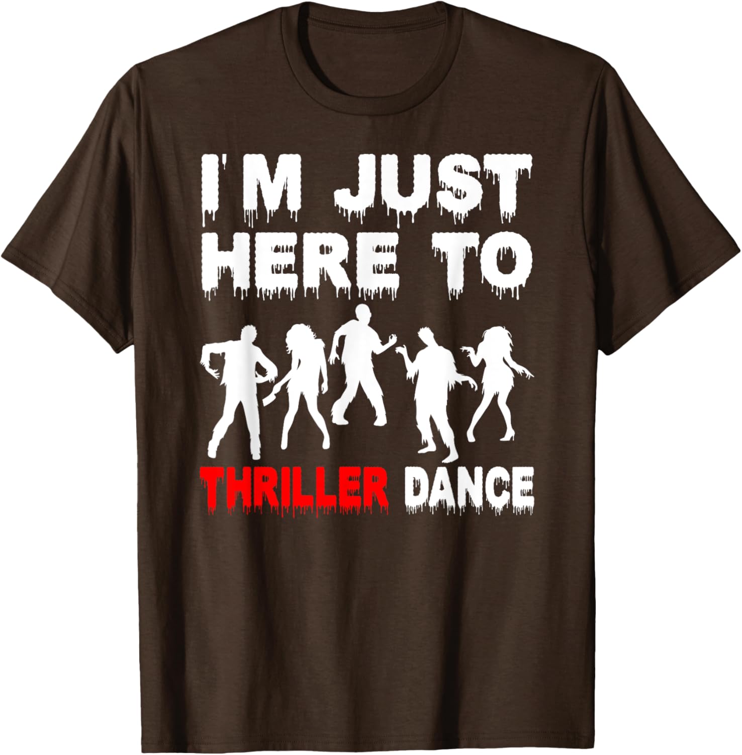 Funny Zombie Thriller Dance T-Shirt for Halloween Fun and Festivities - 25