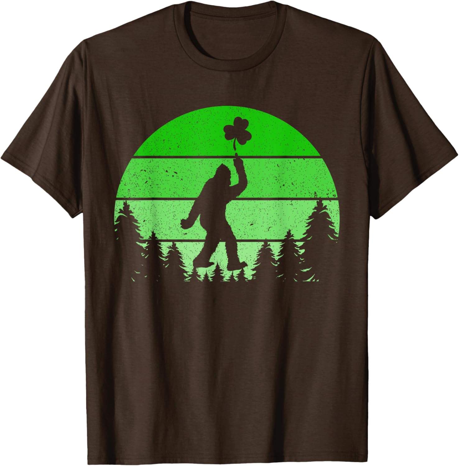 Bigfoot Sasquatch Shamrock T-Shirt for St Patricks Day Fun for All Ages - 15
