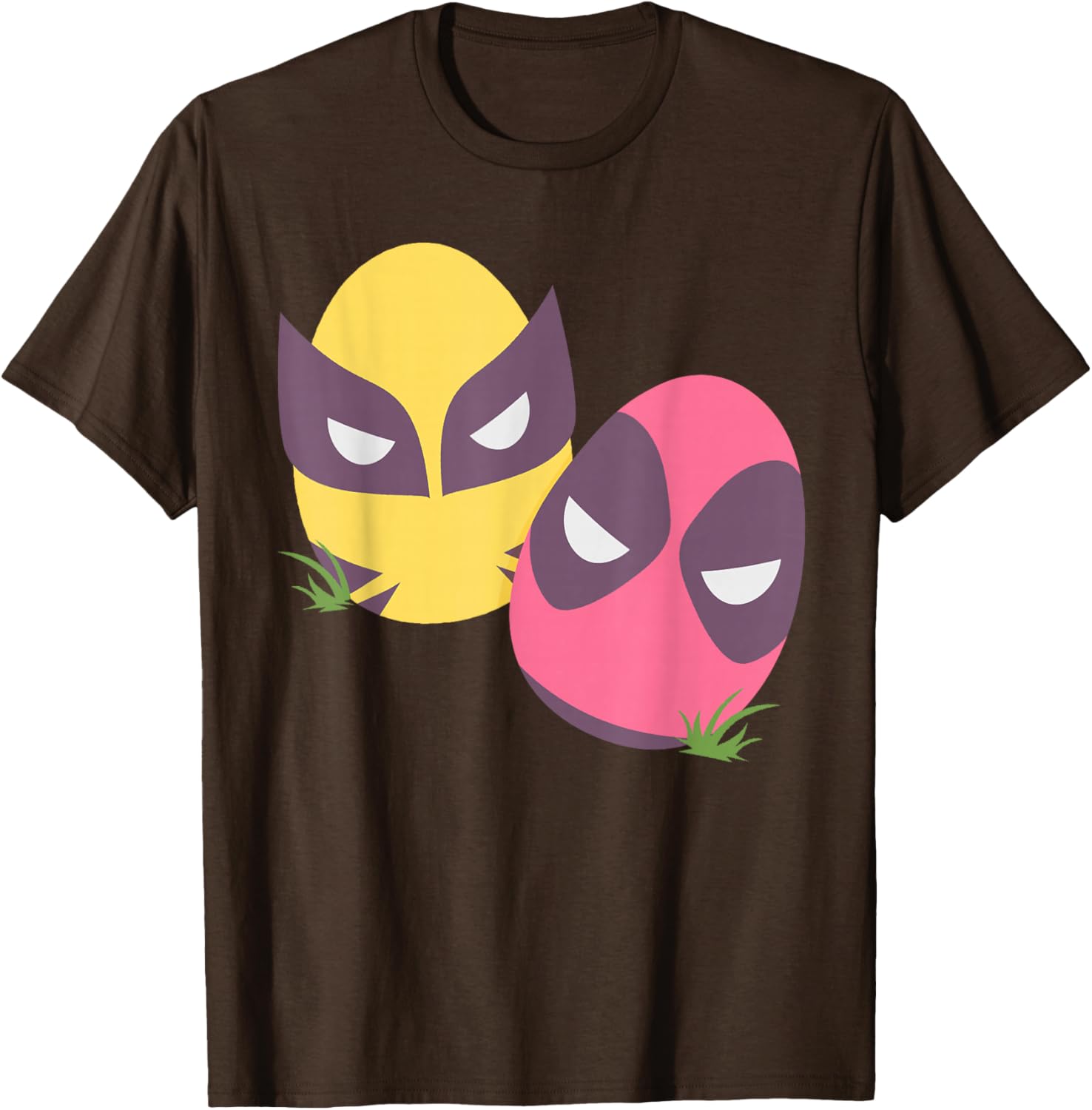 Marvel Deadpool and Wolverine Pastel Easter Eggs T-Shirt for Spring Fun - 10