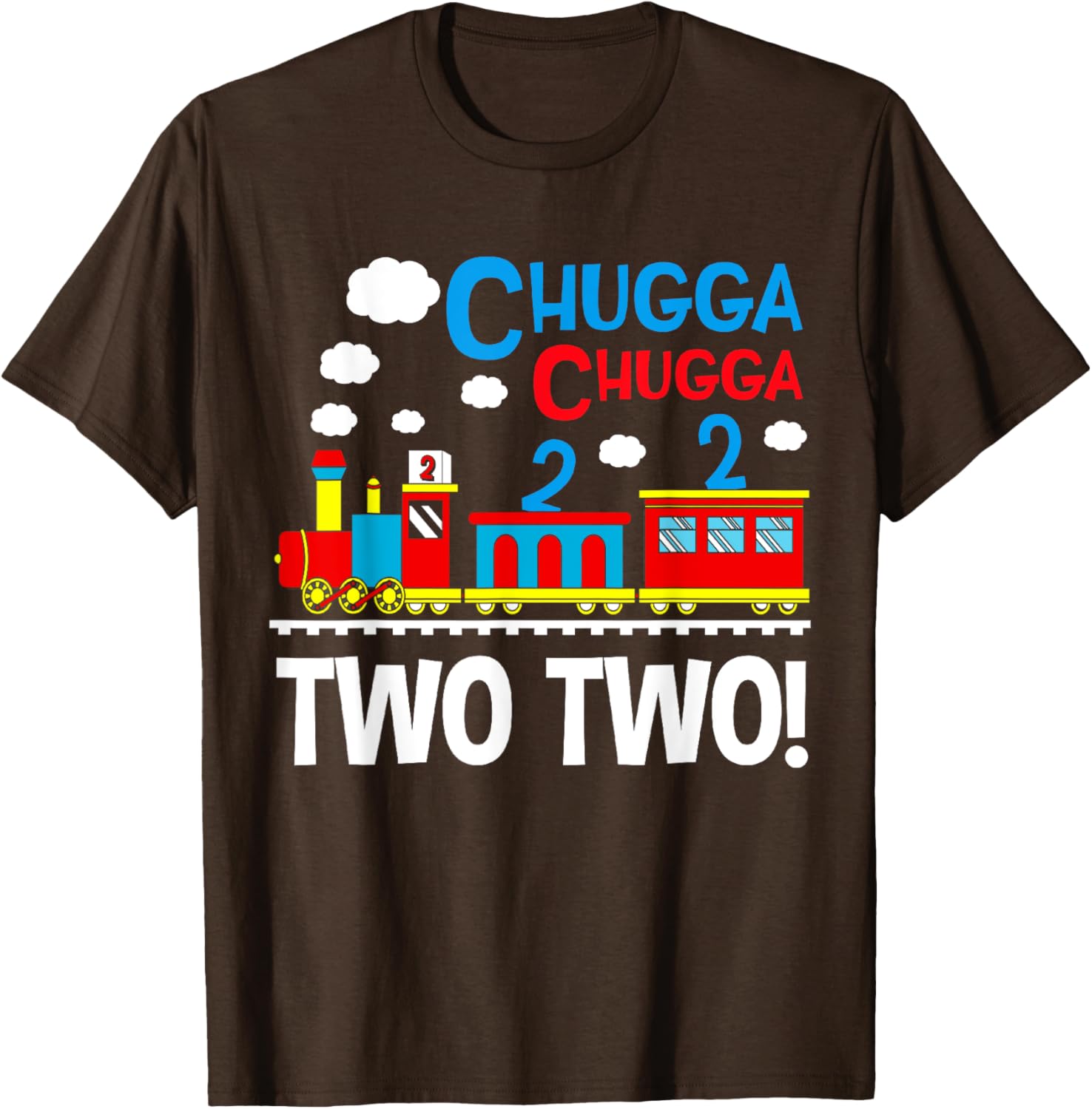 Chugga Chugga Two Two Train 2nd Birthday T-Shirt for Boys - 4