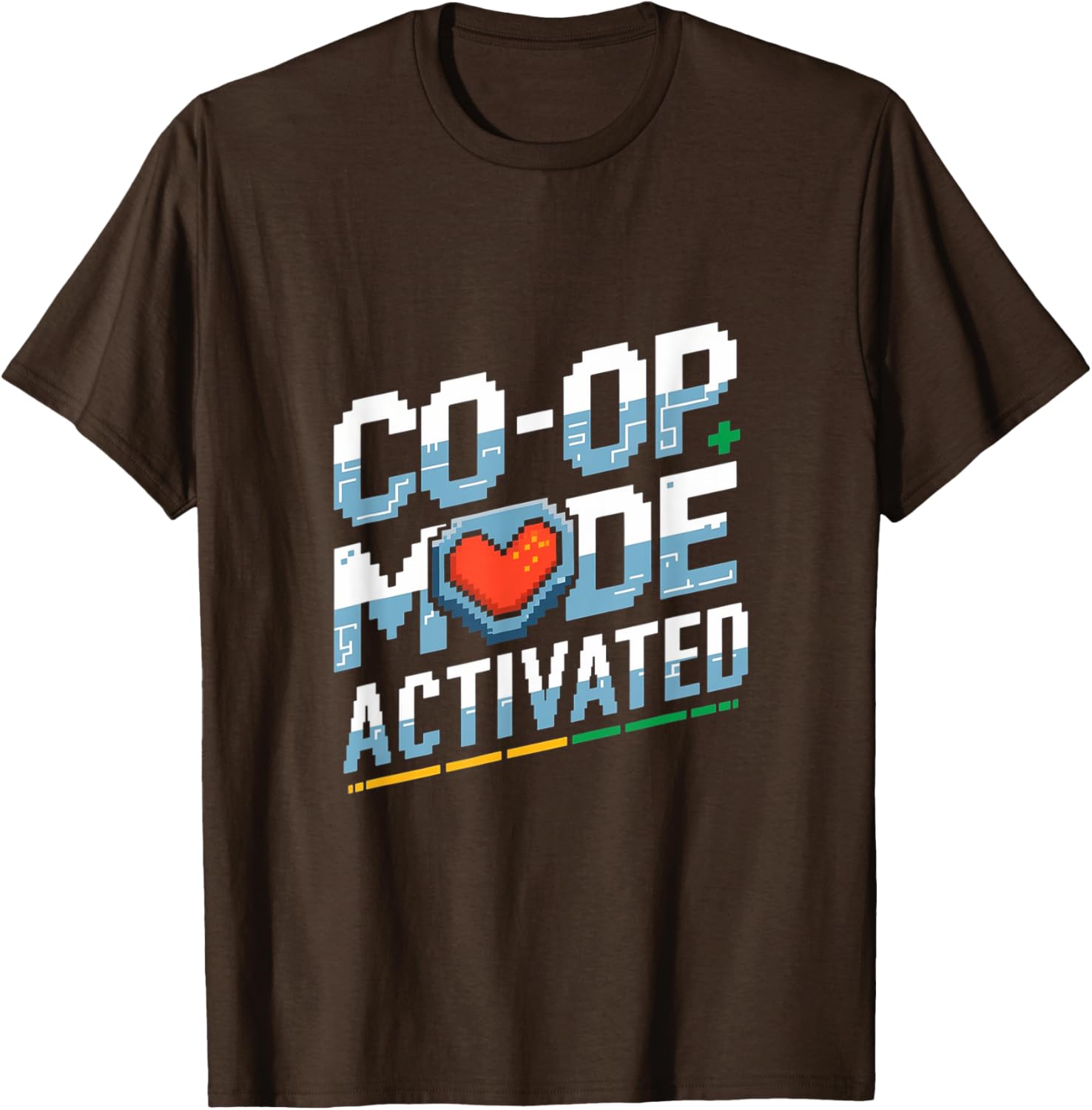 Matching Gamer Couple Retro Co-Op Mode T-Shirt for Fun Gaming Sessions - 14