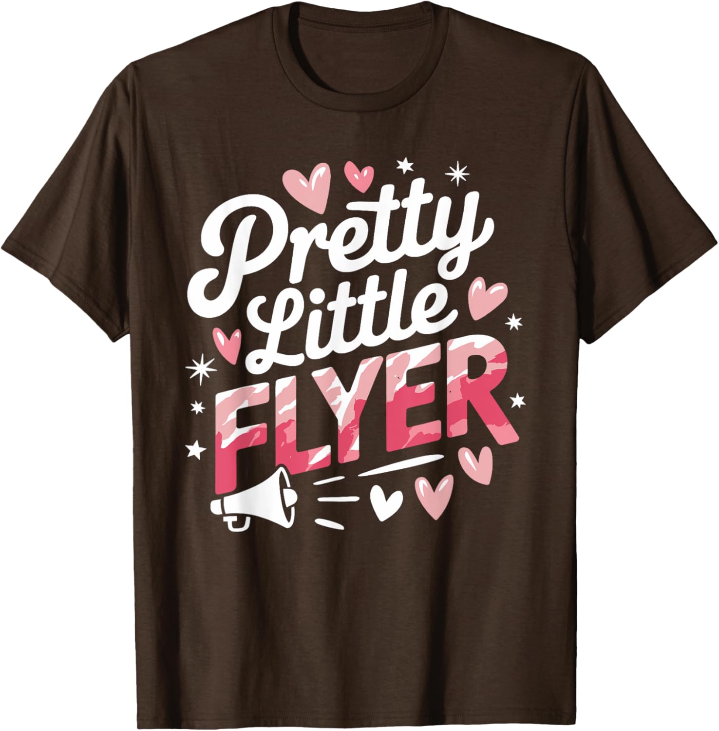 Pretty Little Flyer Cheerleader T-Shirt for Fans and Cheerleading Enthusiasts - 10