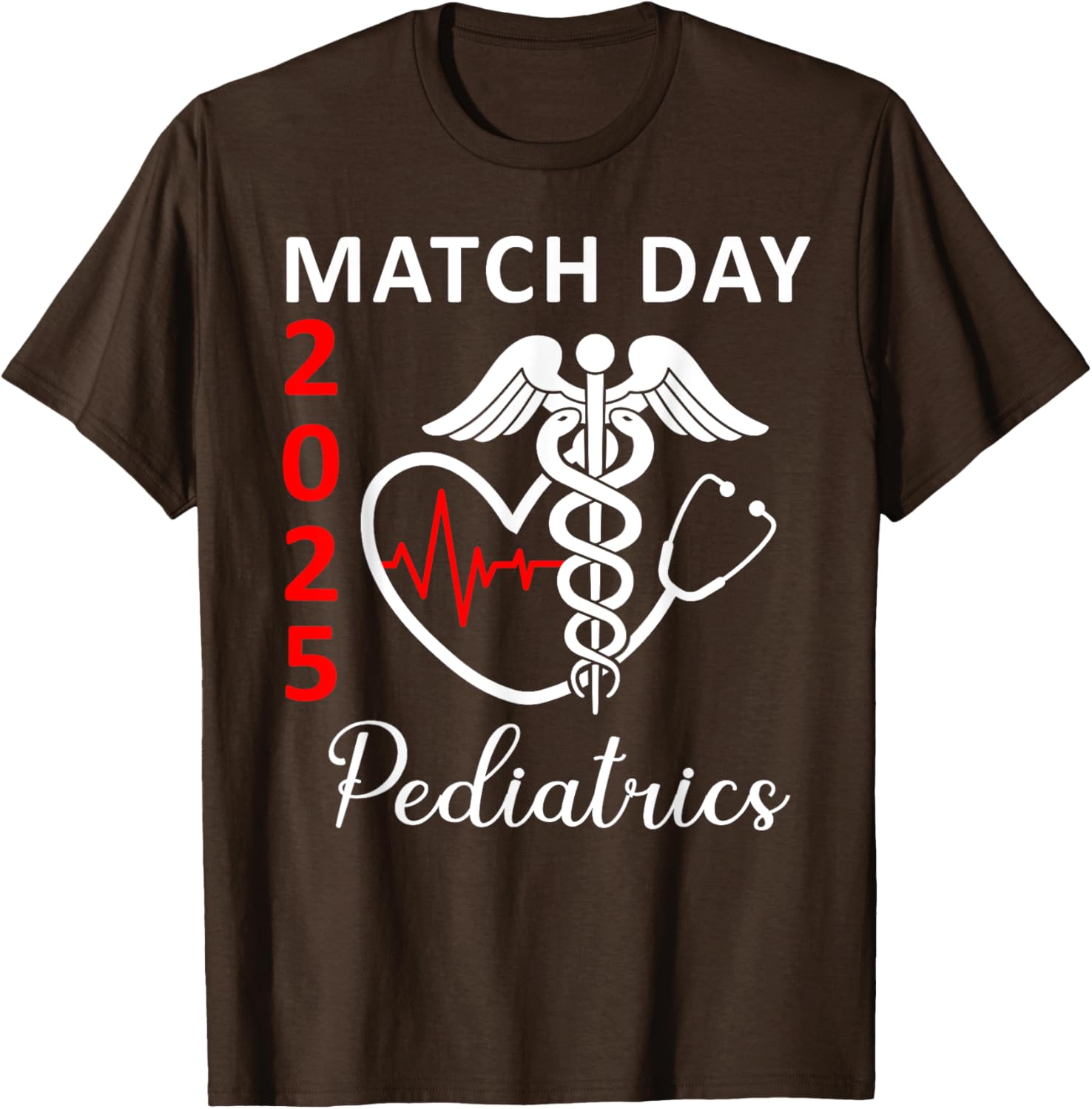 Match Day 2025 Pediatrics Residency Future Doctor MD T-Shirt for Kids - 17