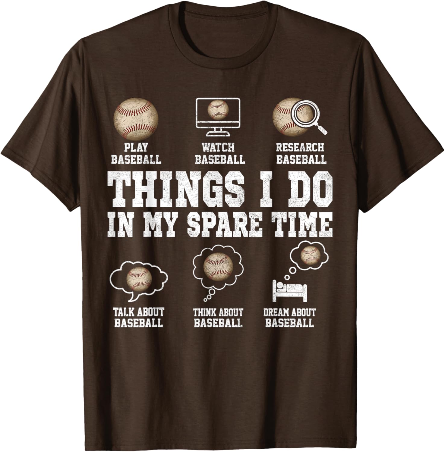 Funny Baseball Player T-Shirt for Fans Perfect for Spare Time Fun - 18