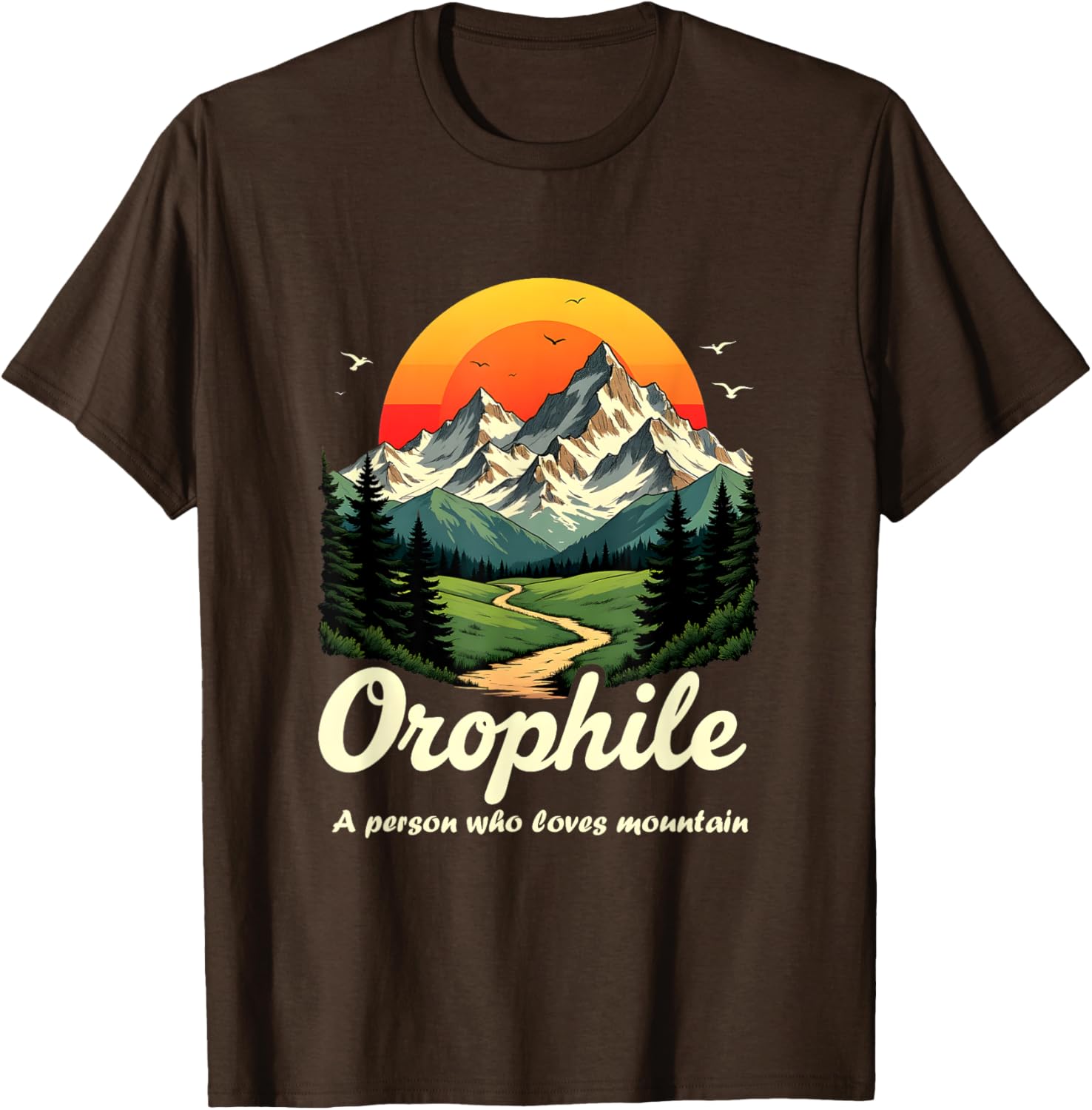 Mountain Lover T-Shirt for Outdoorsy Orophiles - Nature Gift Idea - 17