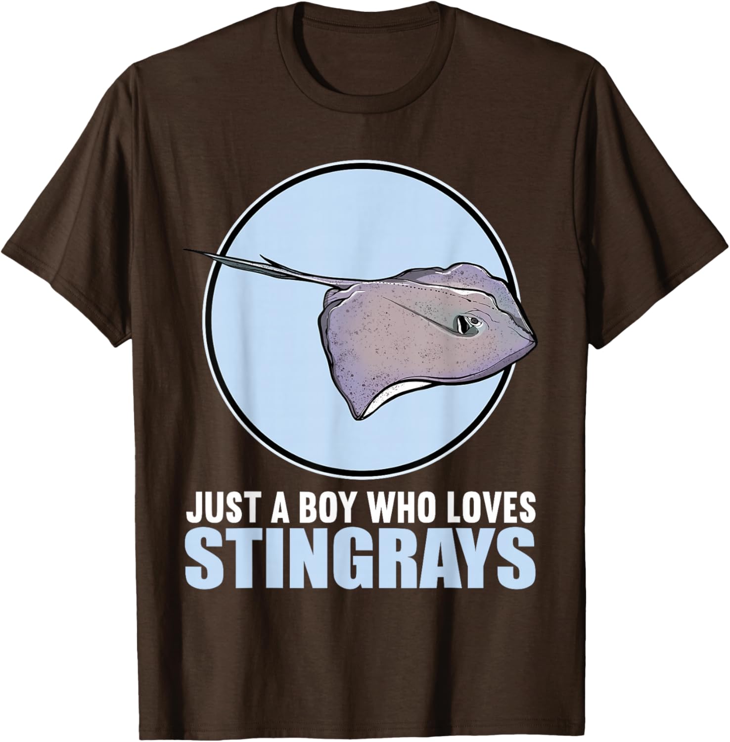 Just a Boy Who Loves Stingrays Cute Stingray T-Shirt for Kids - 17