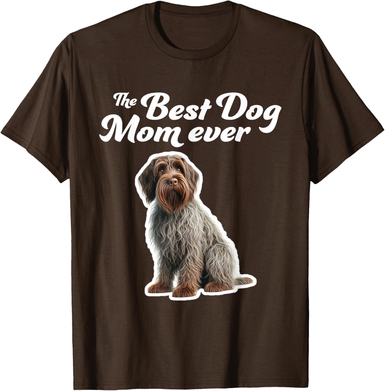 Best Dog Mom Ever T-Shirt for Wirehaired Pointing Griffon Lovers - 19