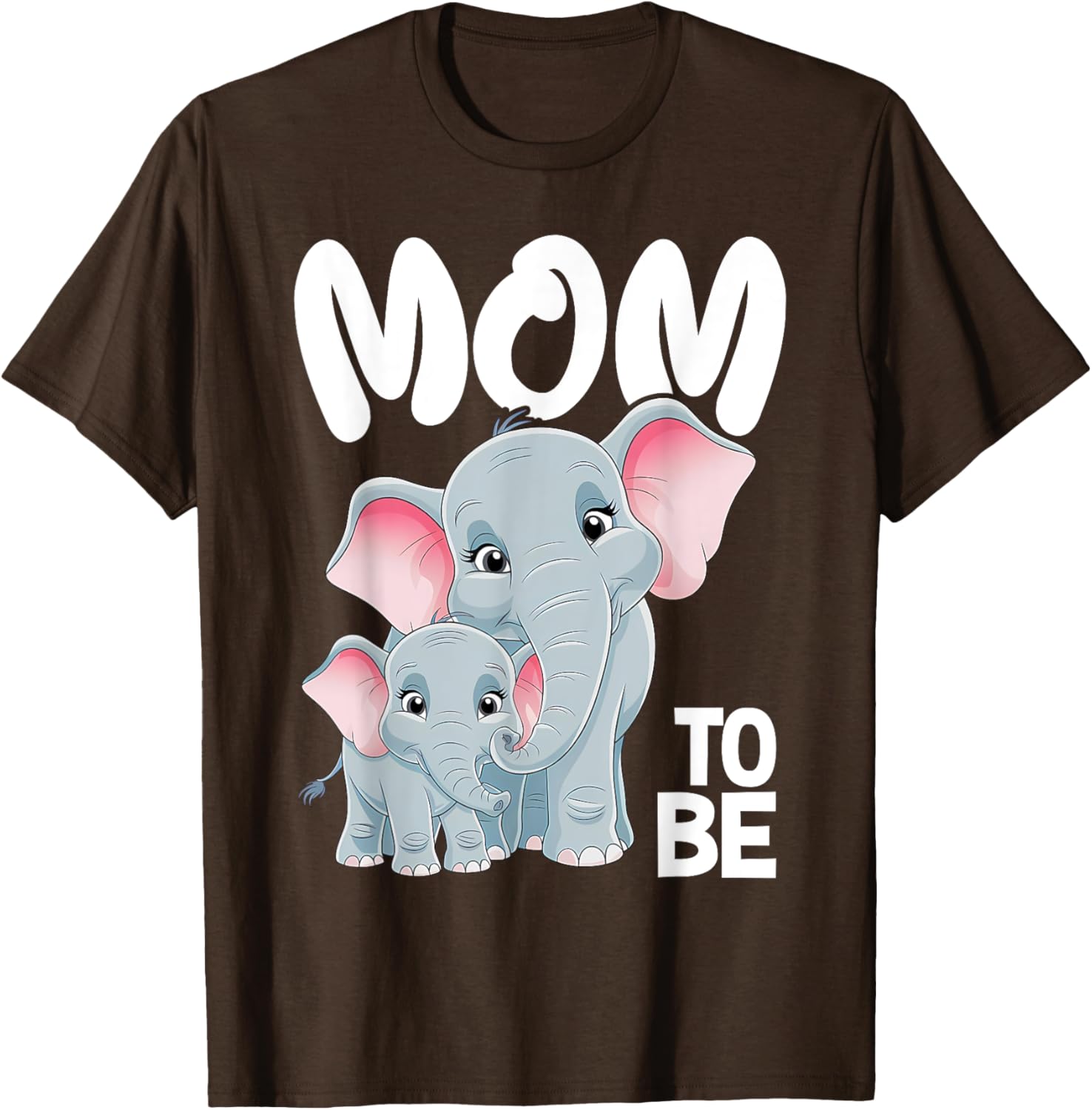 Soon Mom to Be Elephants Baby Shower Gender Reveal T-Shirt for Women - 15