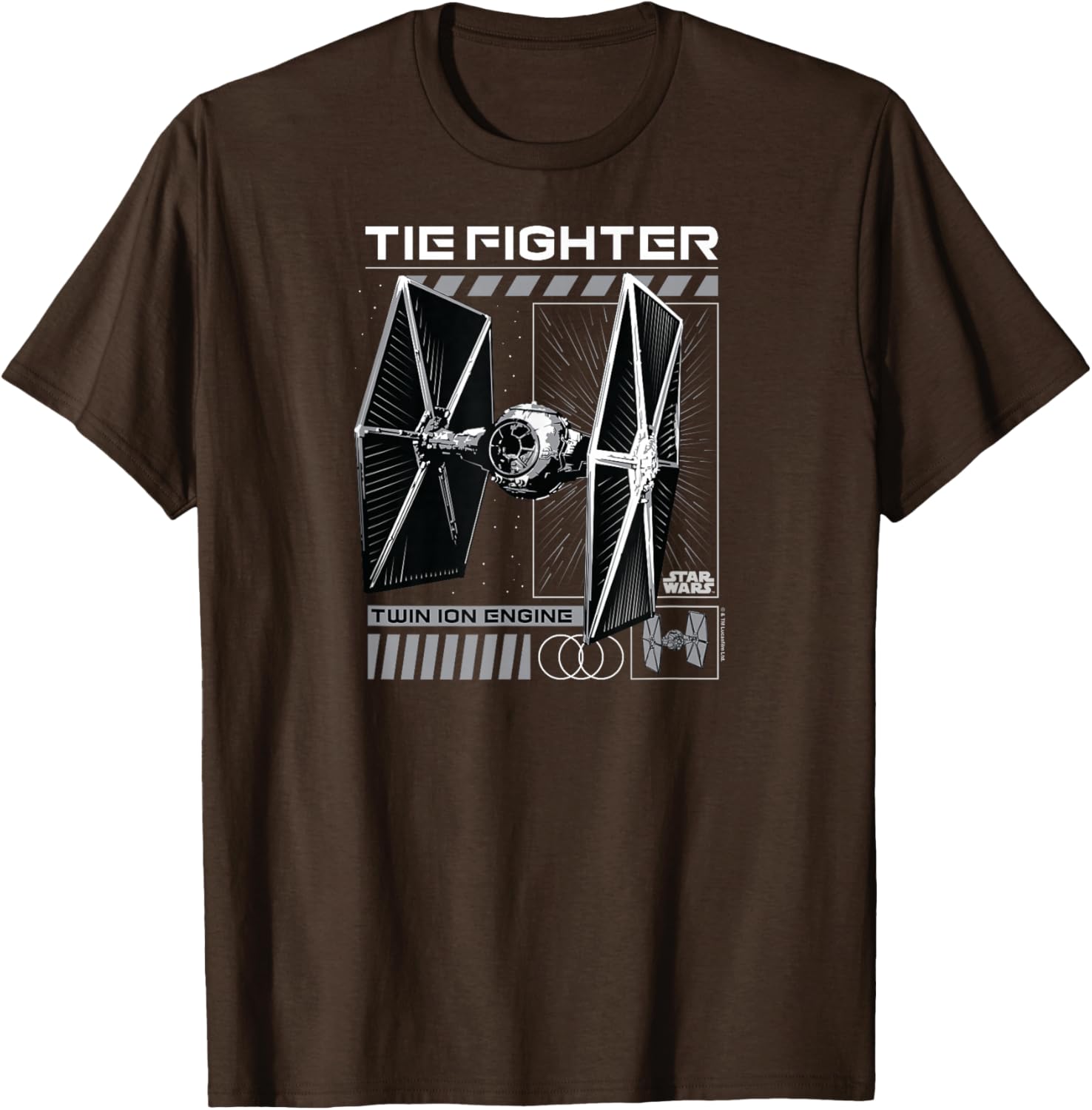 Star Wars Tie Fighter T-Shirt for Fans of the Galactic Empire - 3