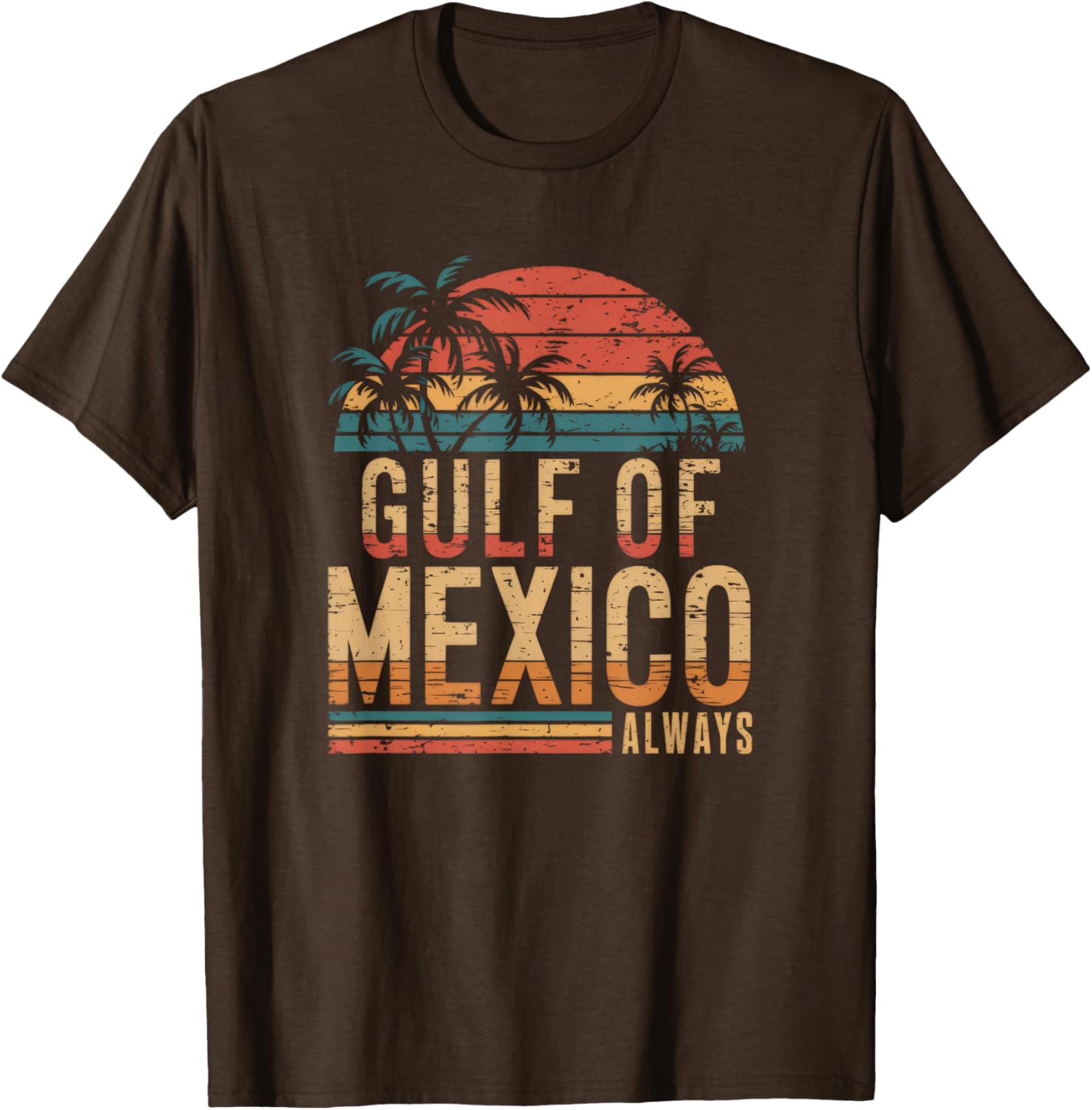 Retro Vintage Gulf of Mexico T-Shirt for Casual Comfort and Style - 4