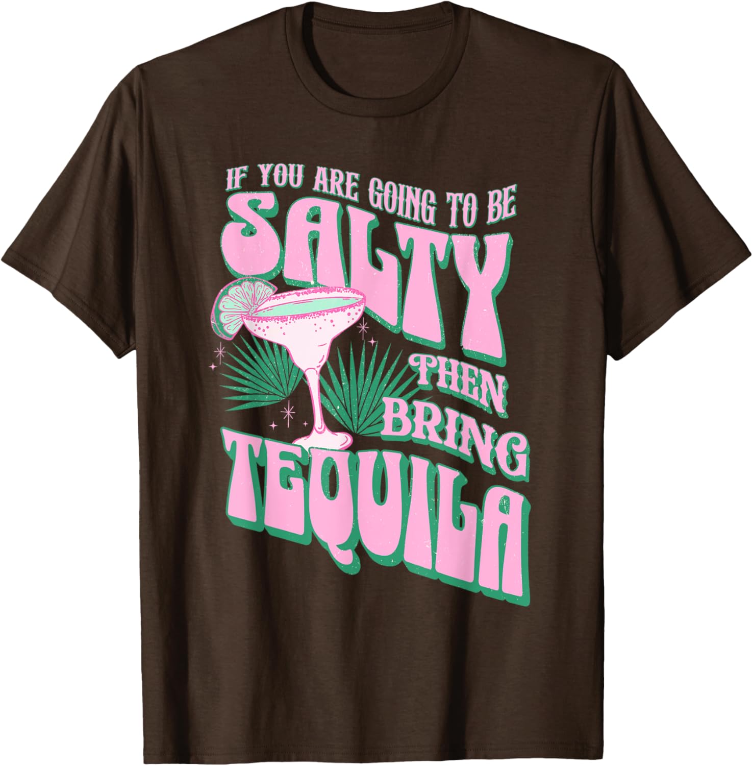 Salty Tequila Cocktail Drinking T-Shirt for Fun Summer Vibes - 3