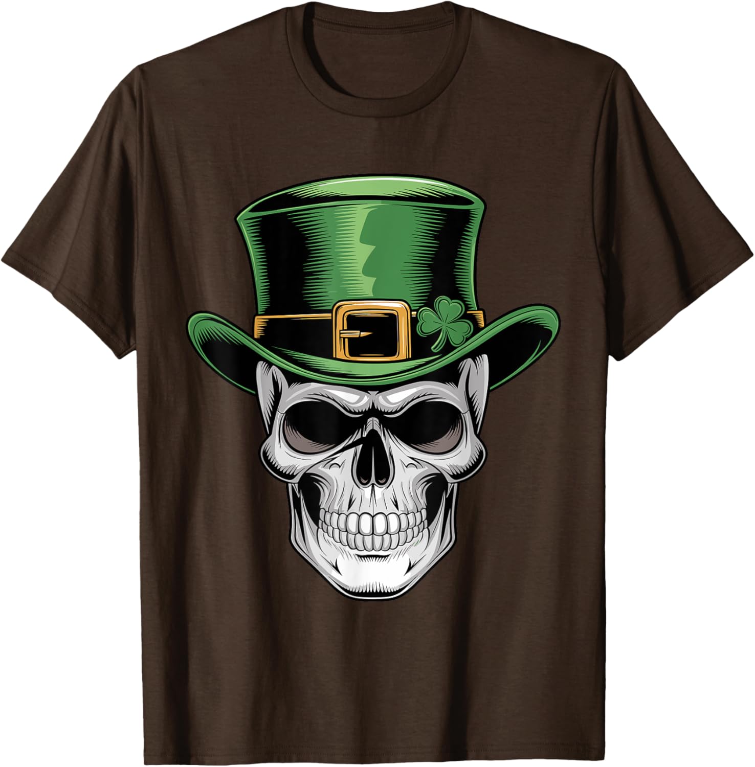 Skull St. Patrick's Day Irish Shamrock T-Shirt for Lucky Celebrations - 10