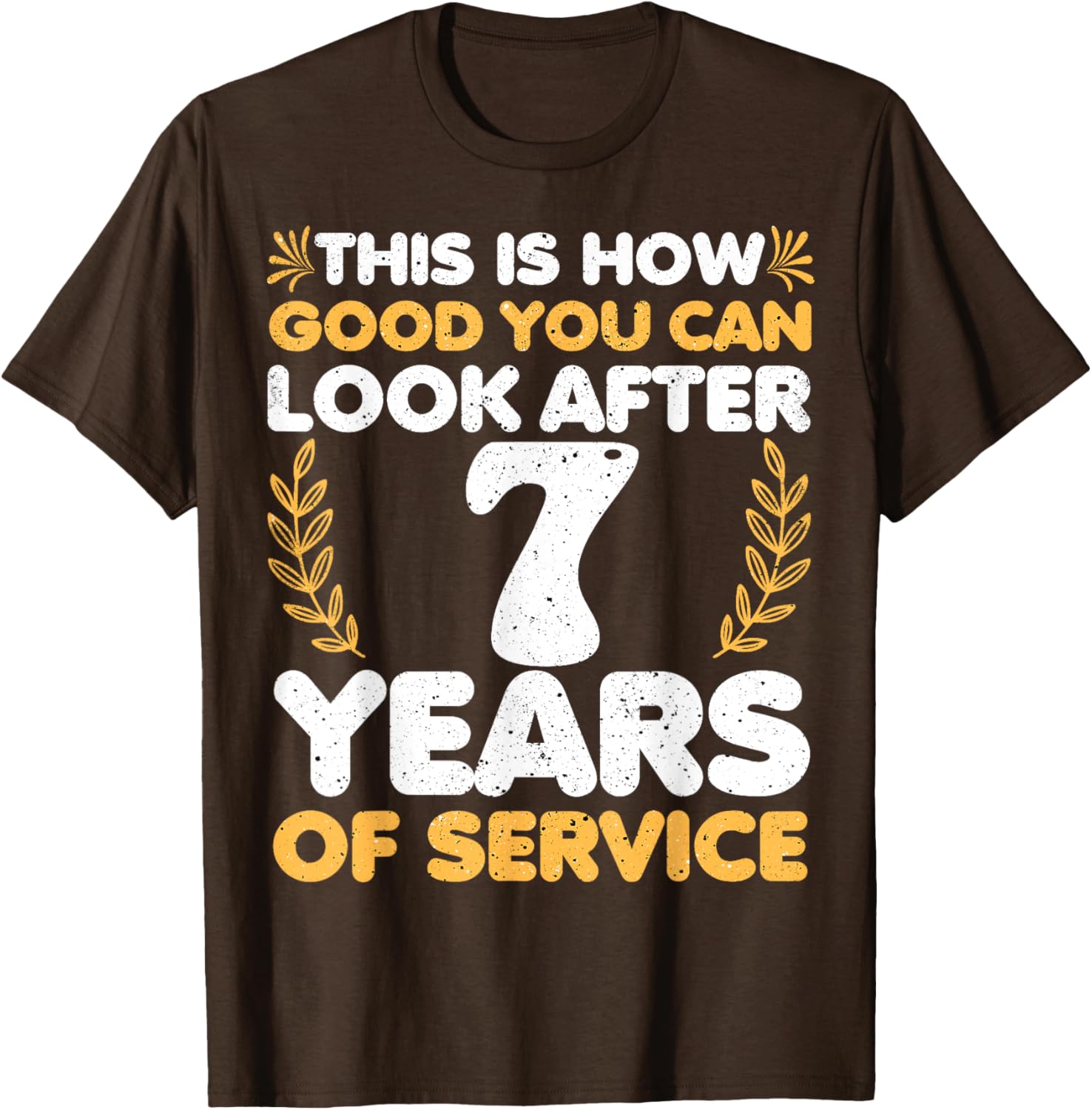 7 Year Work Anniversary T-Shirt for Men and Women - Celebrate in Style - 3