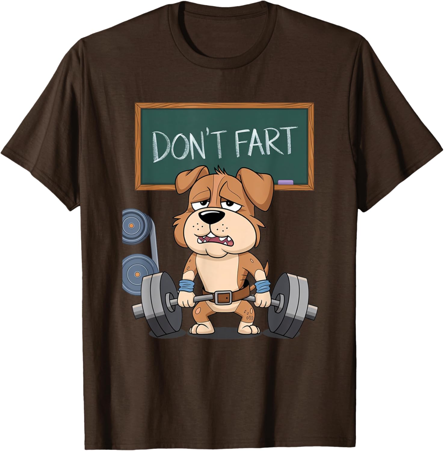 Funny Dog Don't Fart Gym Workout Tee for Men and Women Fitness Lovers - 20