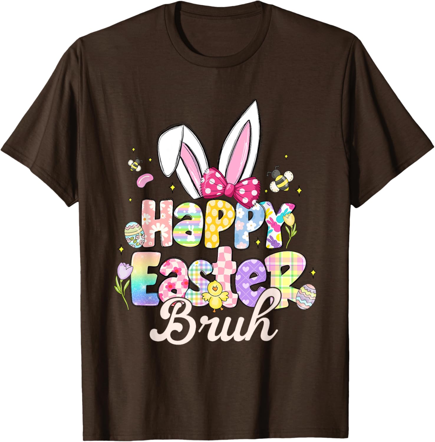 Funny Easter Bruh Meme T-Shirt for Bro Happy Spring Celebrations - 17
