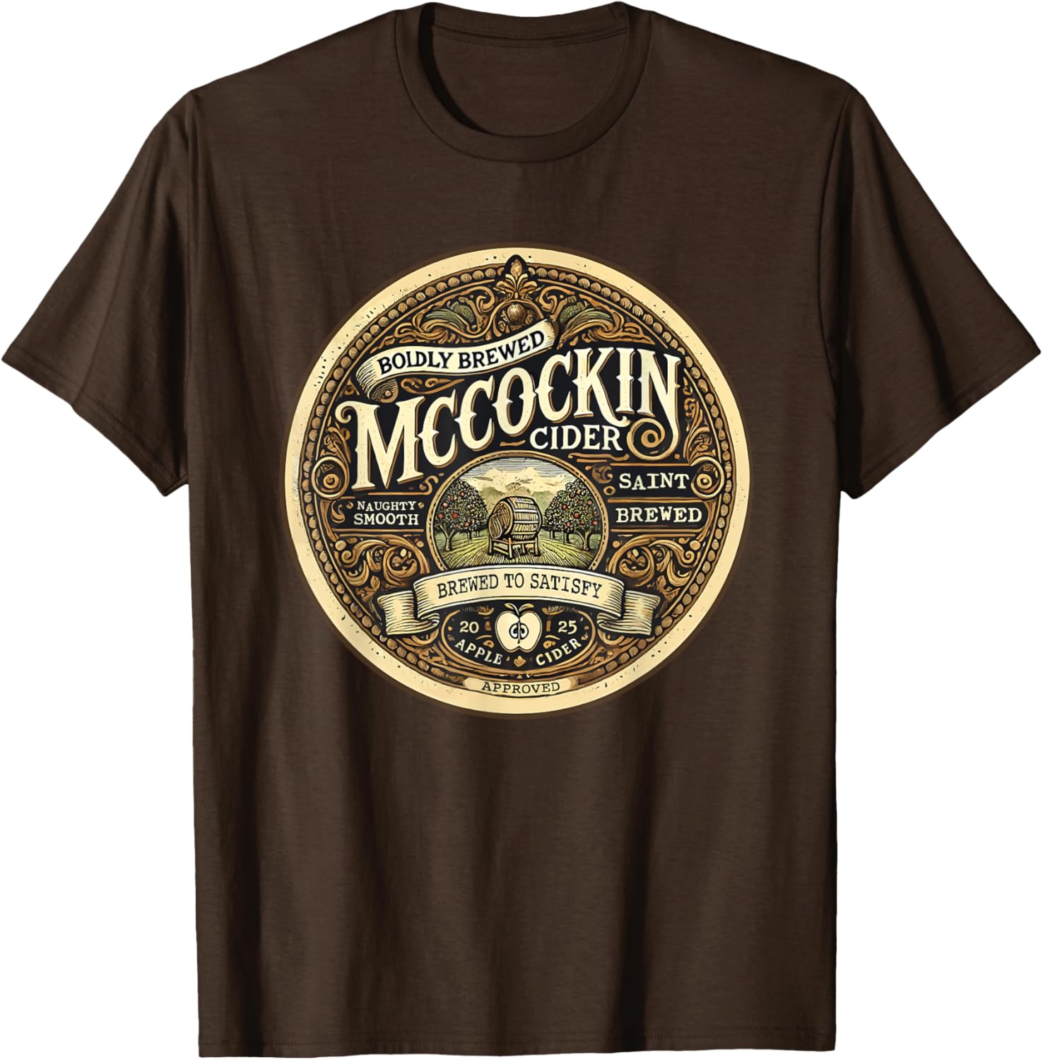 Funny Mccockin Cider St Patricks Day T-Shirt for Adults - Humor Apparel - 6