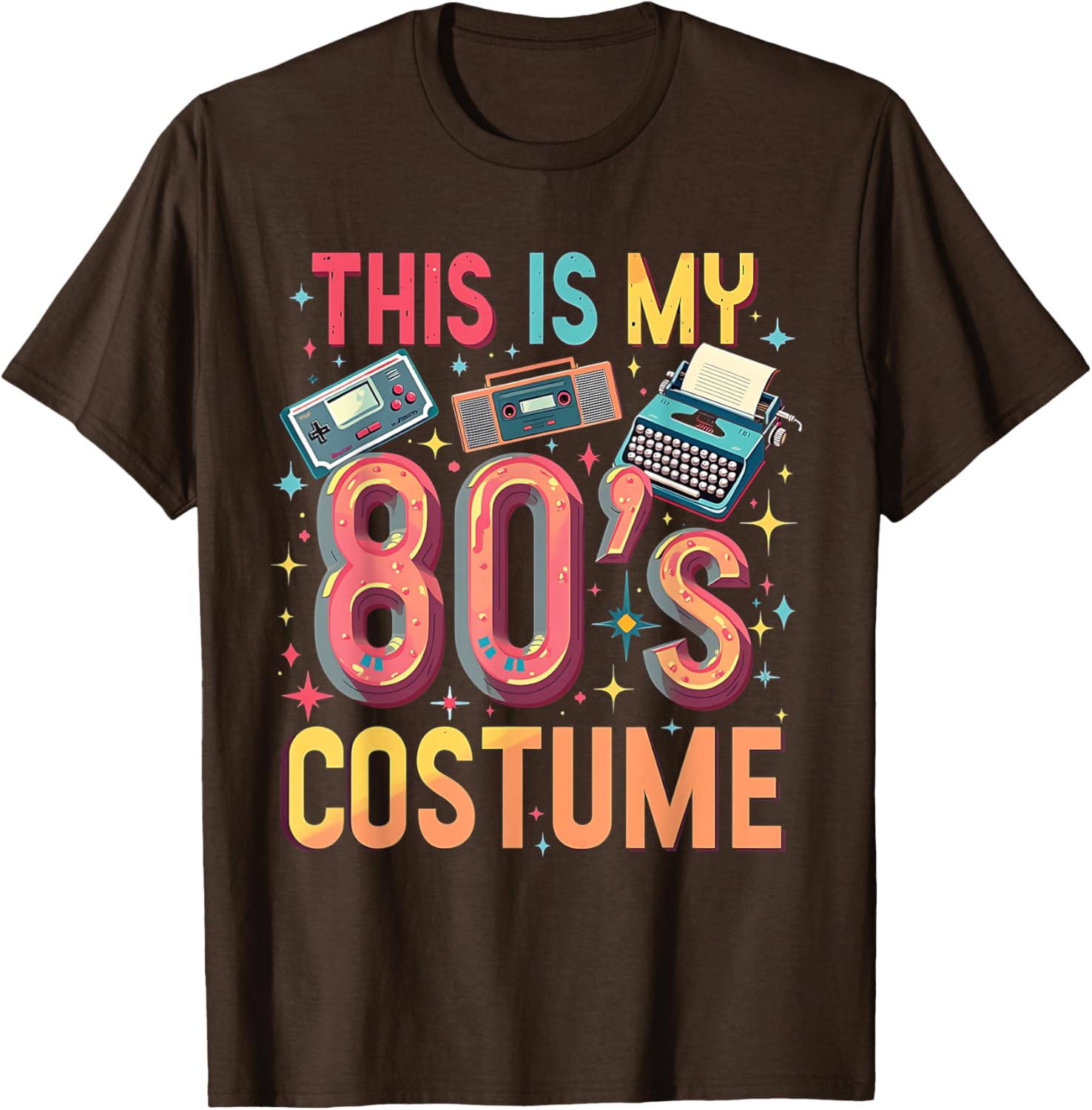 Retro 80's Costume T-Shirt for Fun Throwback Vibes Perfect for Parties - 7